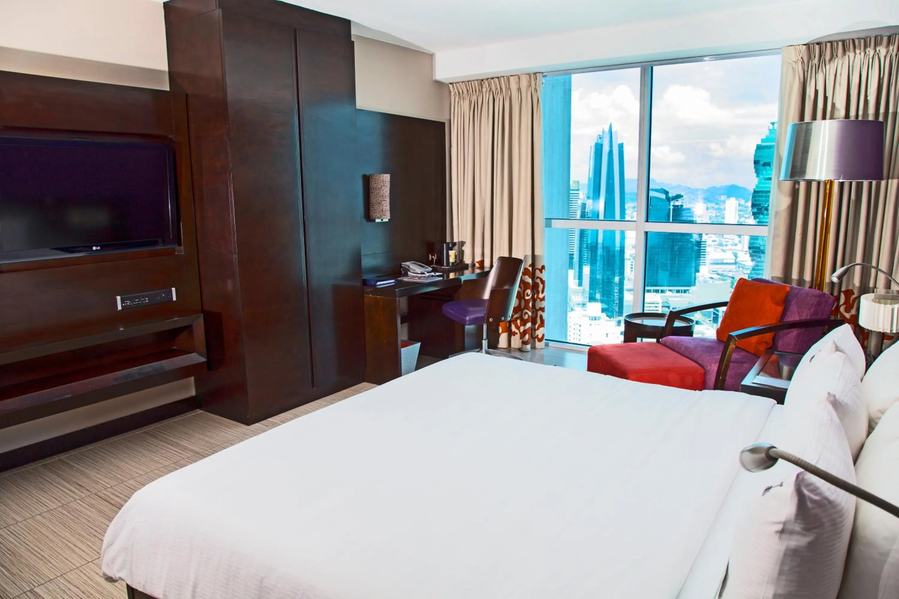 Bed in Megapolis Hotel Panama
