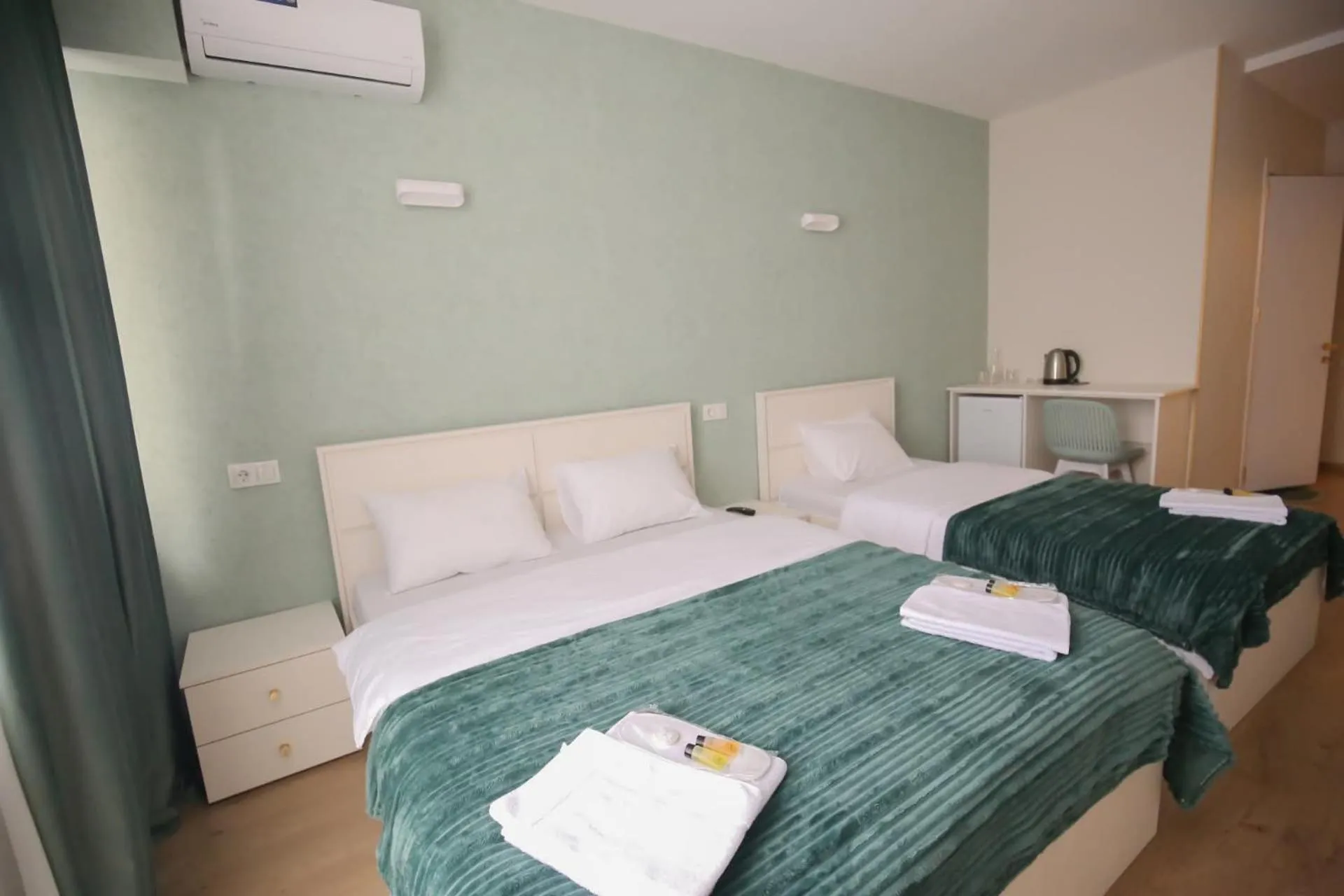 Bed in Hotel Caucasus