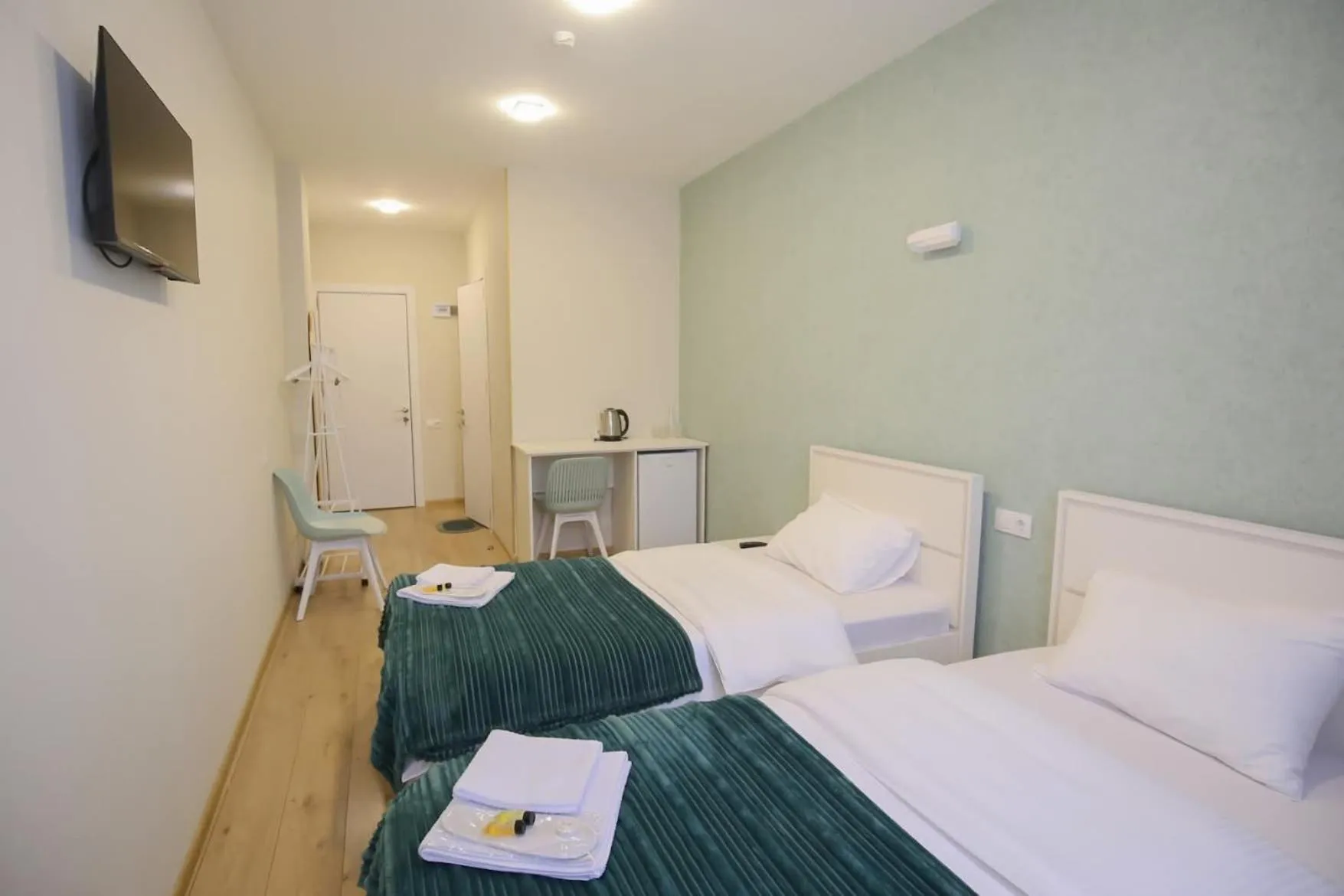 Bed in Hotel Caucasus