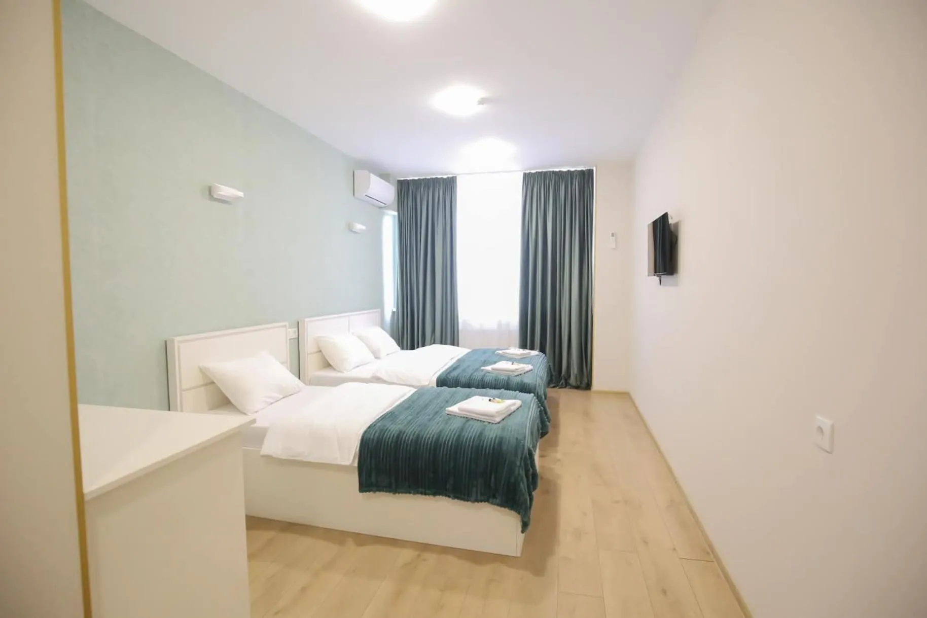 Bed in Hotel Caucasus