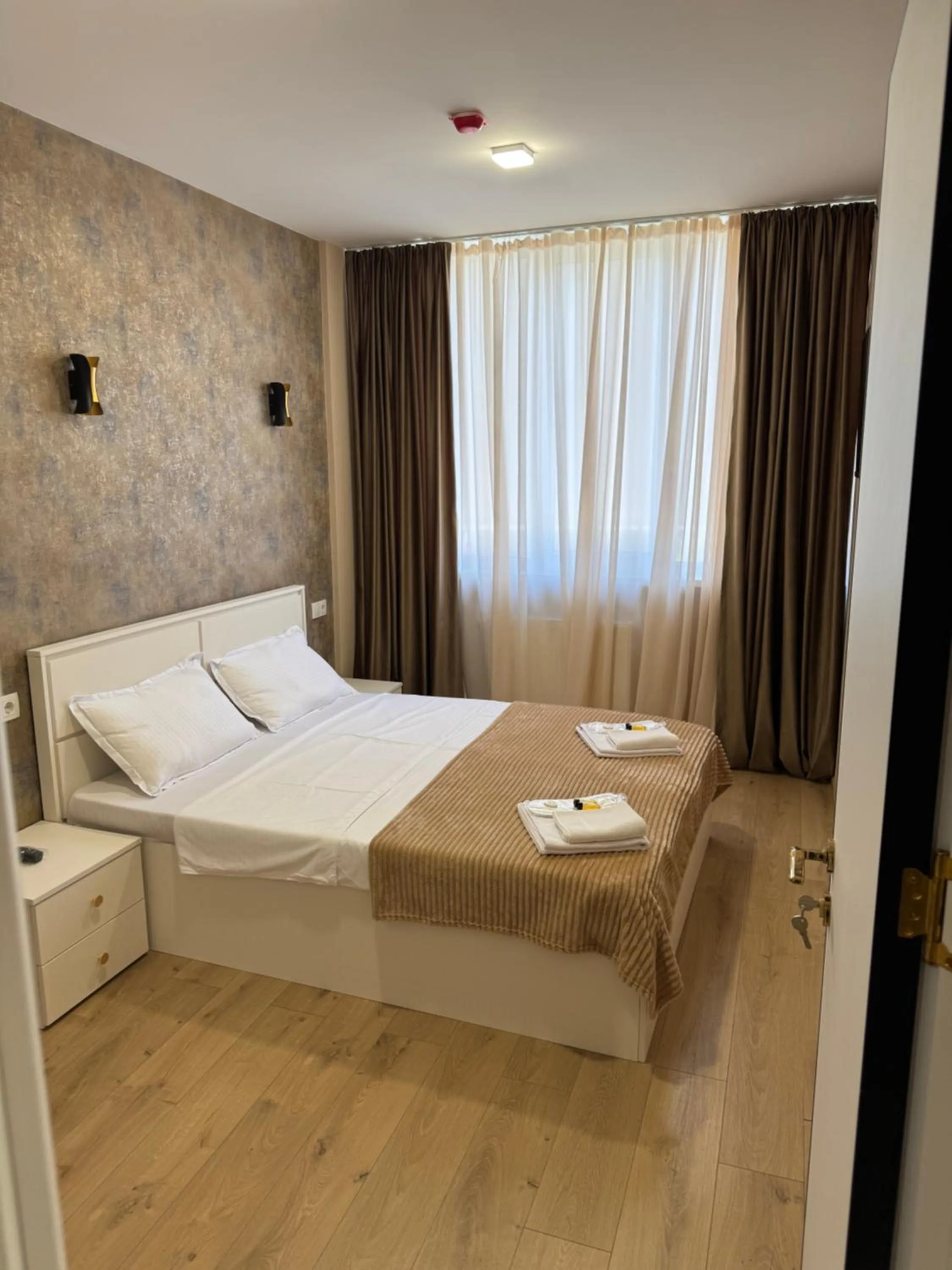 Bed in Hotel Caucasus