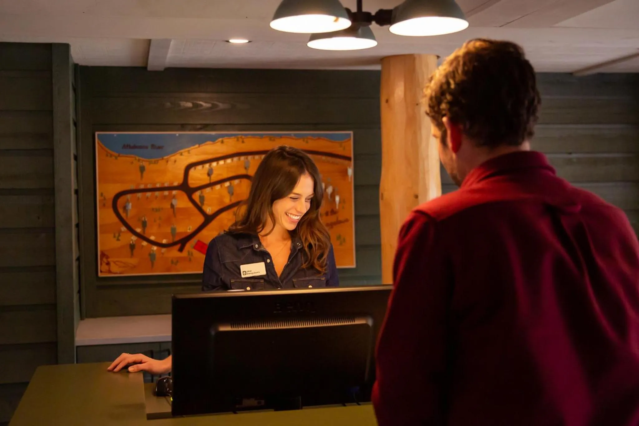 Lobby or reception in Pine Bungalows