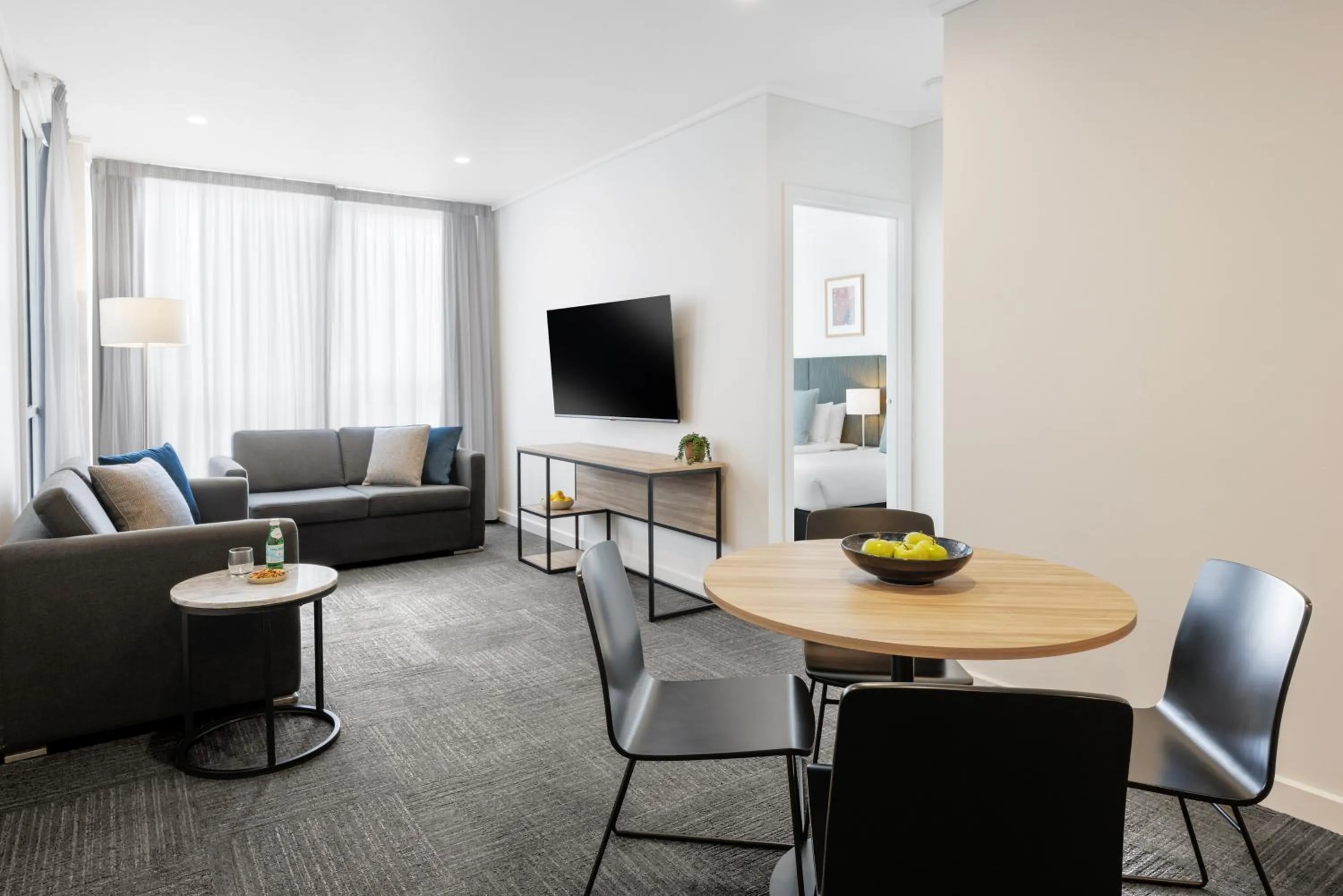 Living room in Quest Southbank