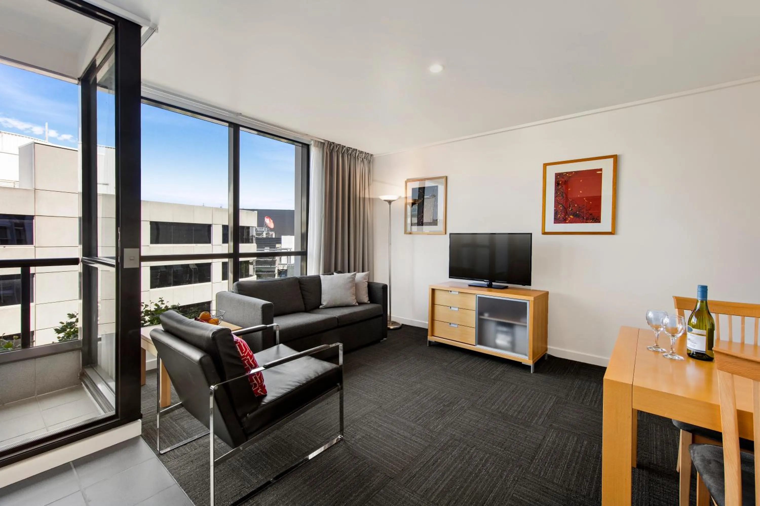 Living room in Quest Southbank