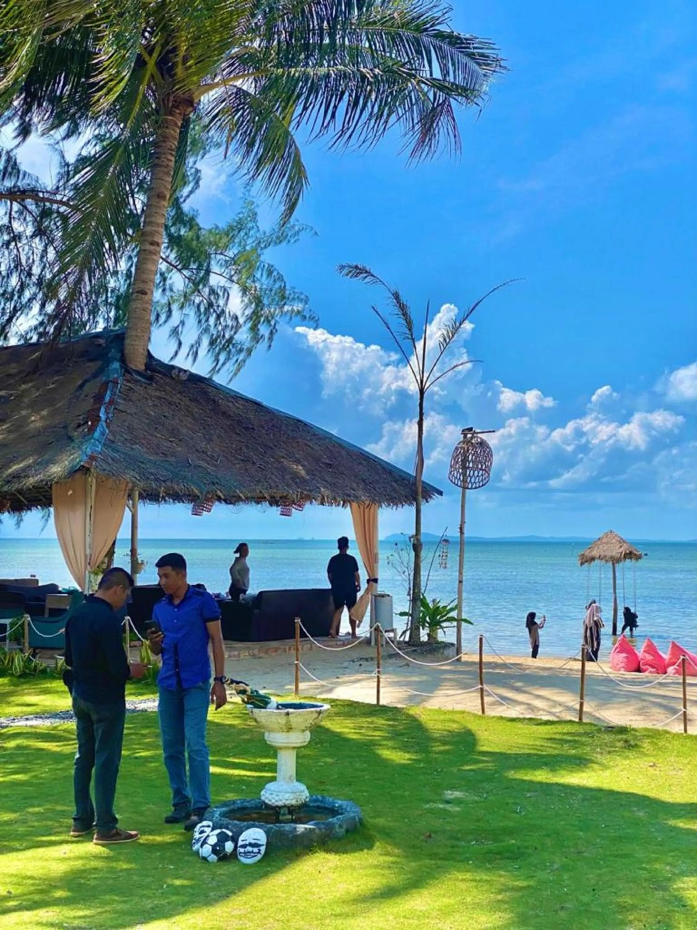 Beach in marjoly beach resort