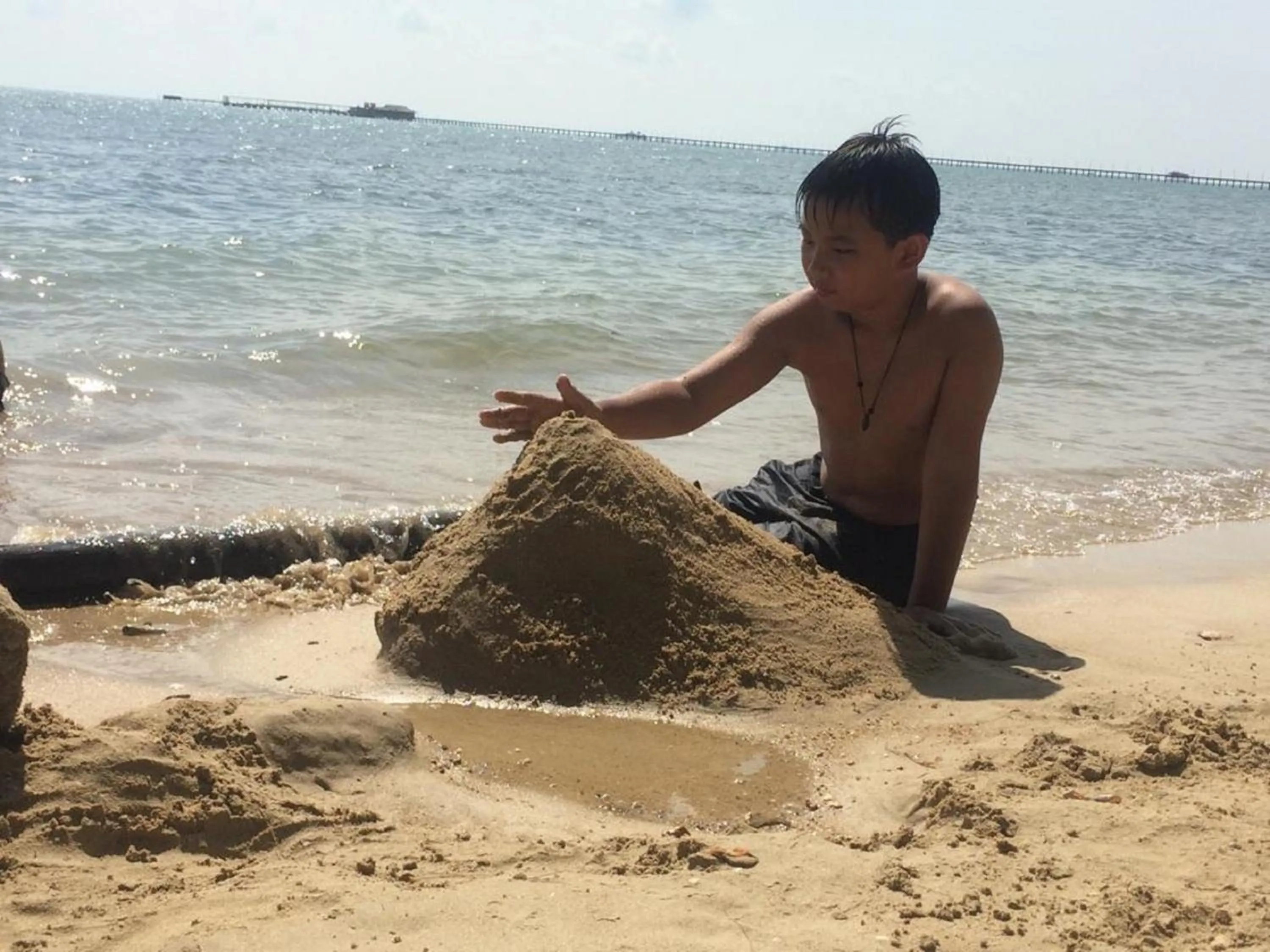 Beach in marjoly beach resort