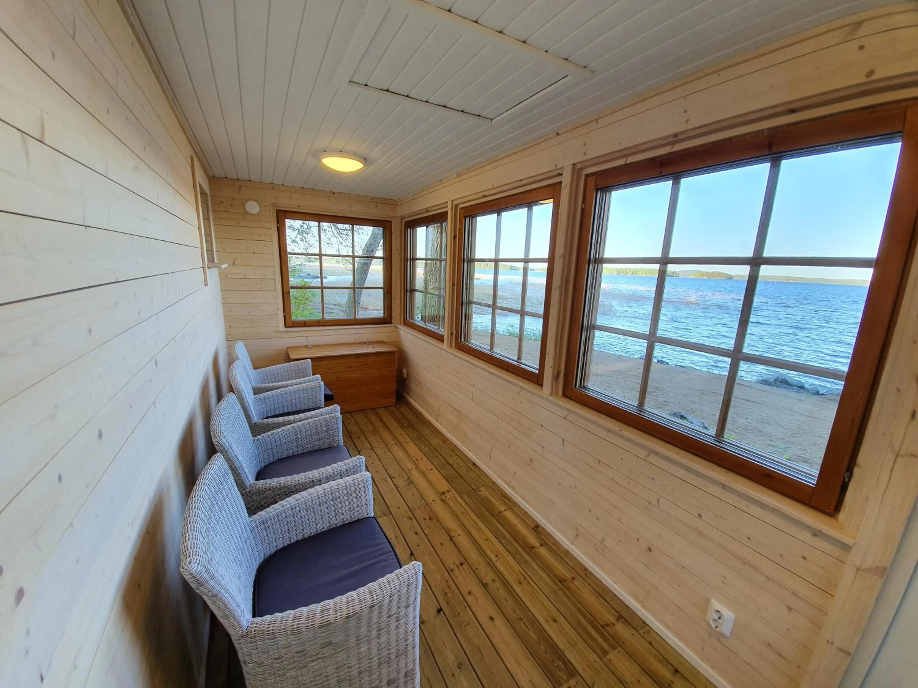 Lake view in B&B Taipaleenniemi