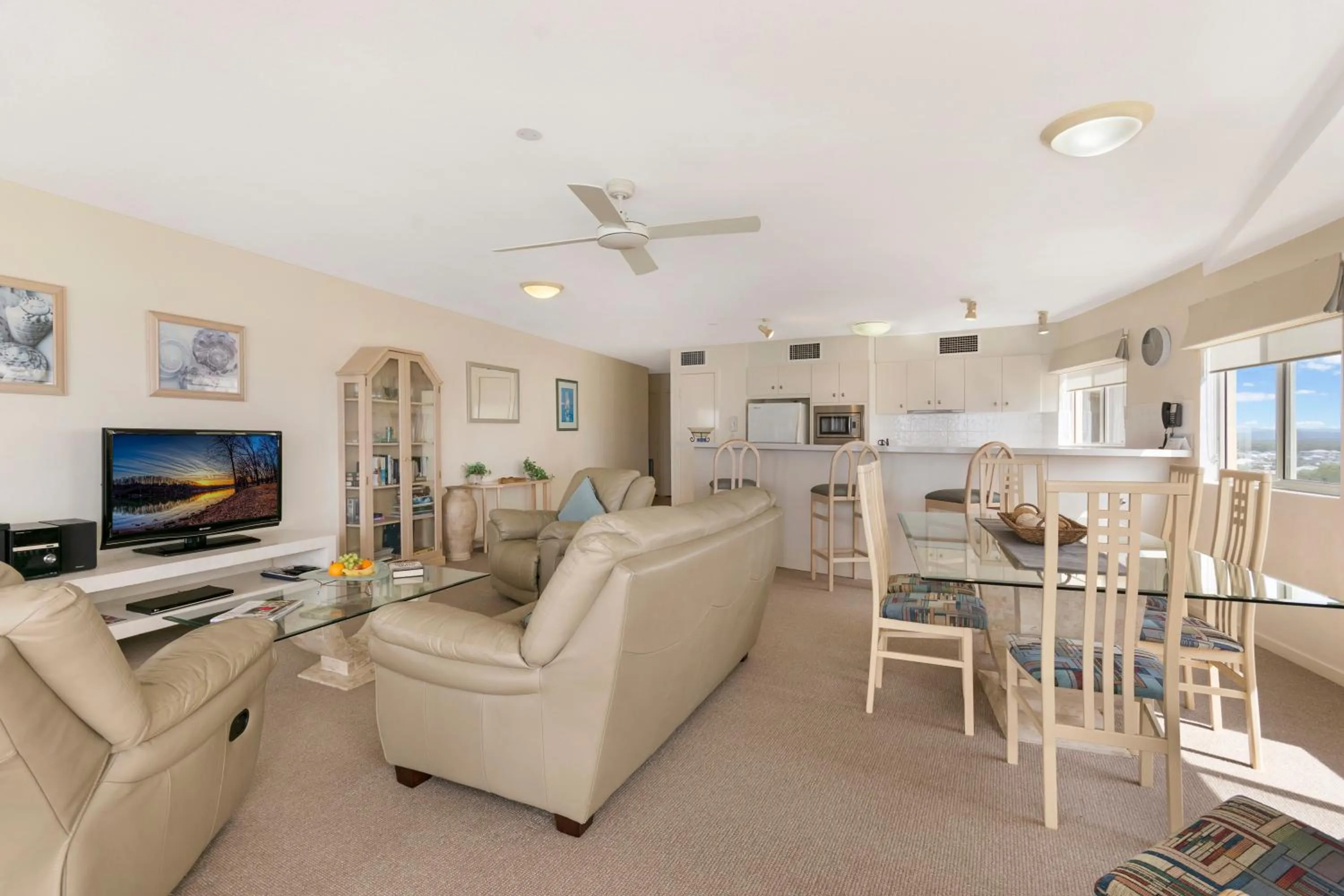 Seating area in Riviere on Golden Beach