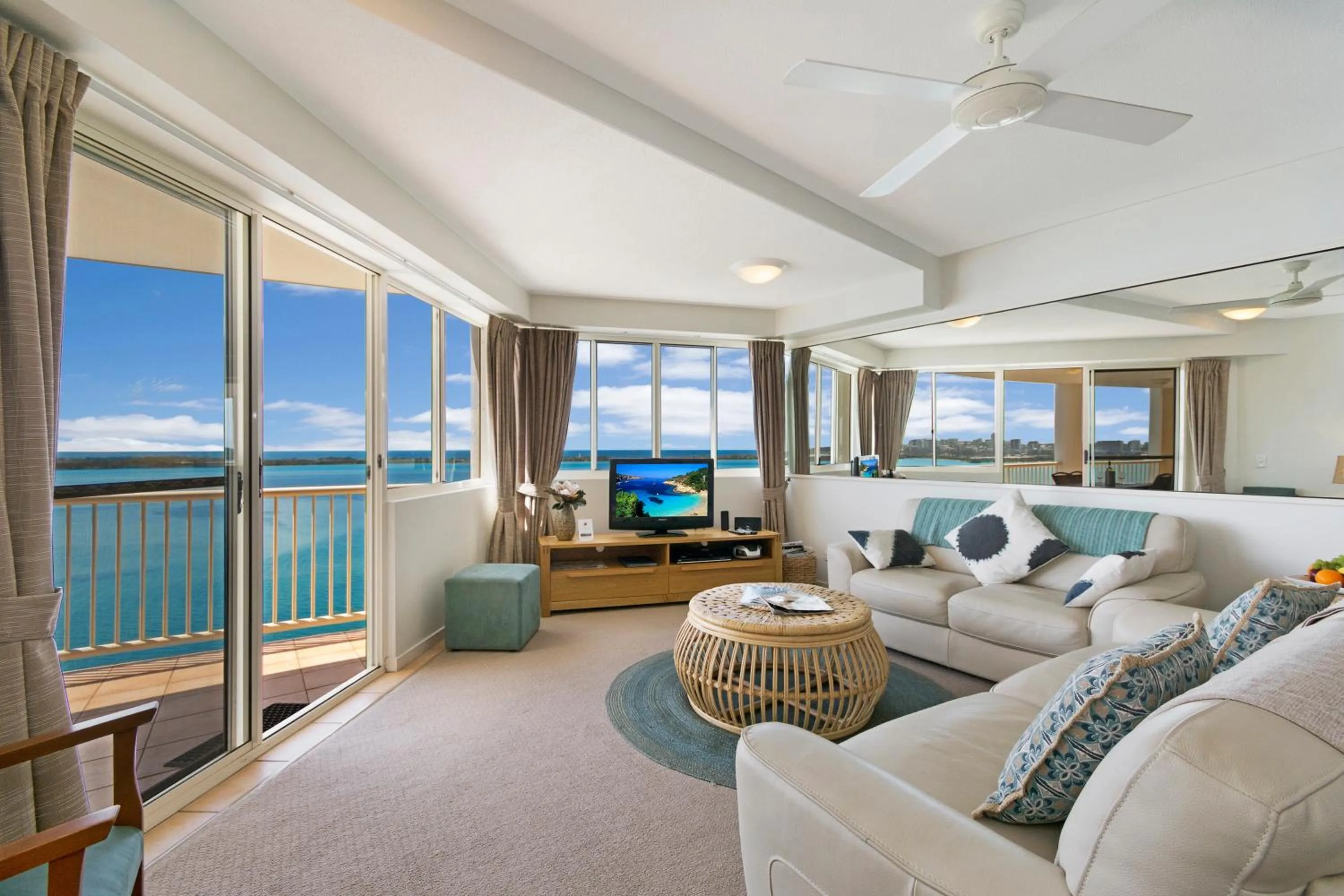 Seating area in Riviere on Golden Beach