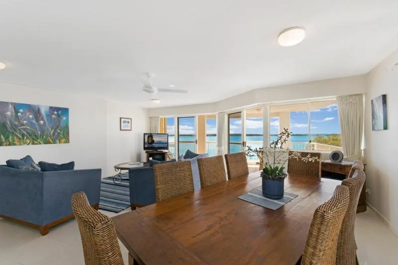 Seating area in Riviere on Golden Beach