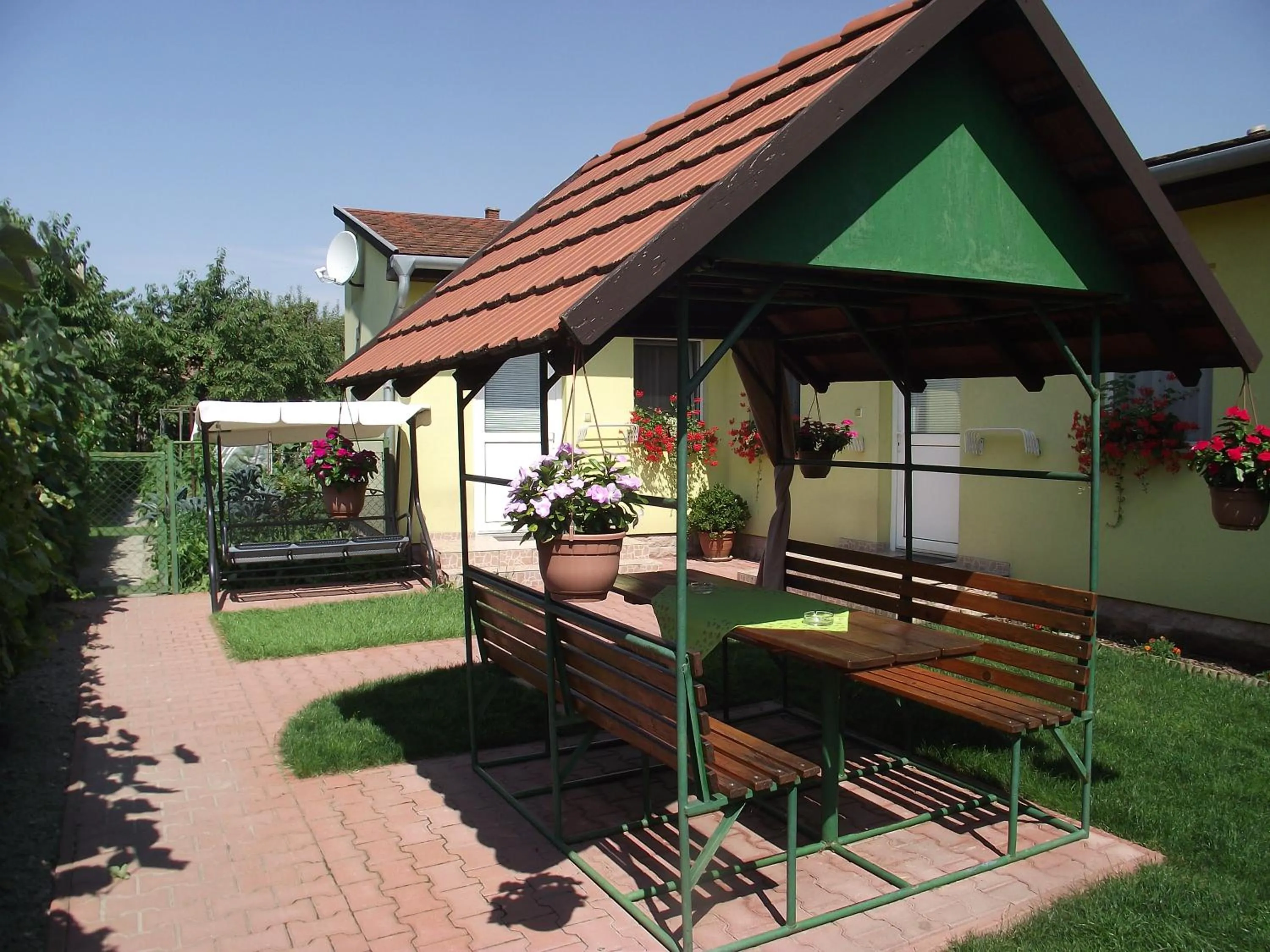 Patio in Apartman Kaszás Garden