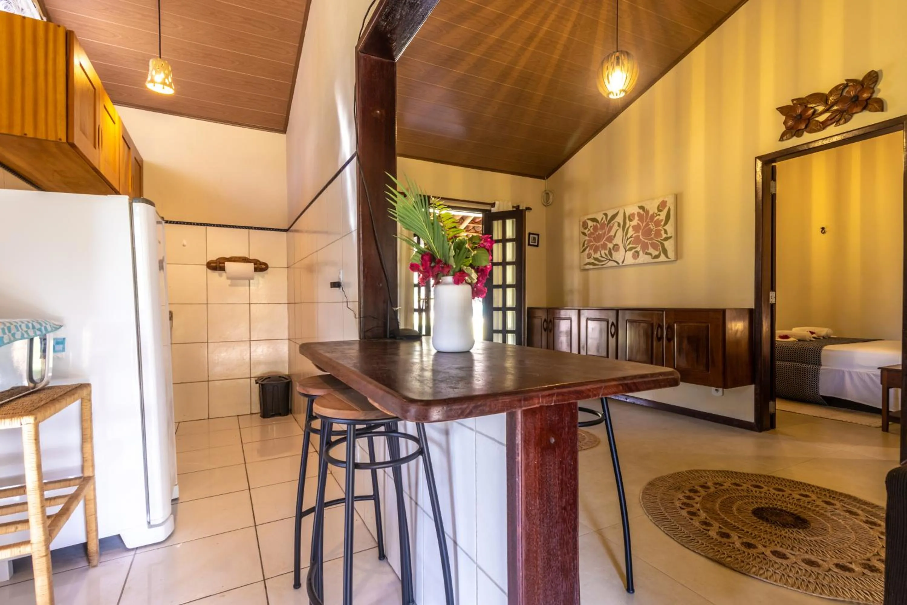 Kitchen or kitchenette in Casa Manoel Facão
