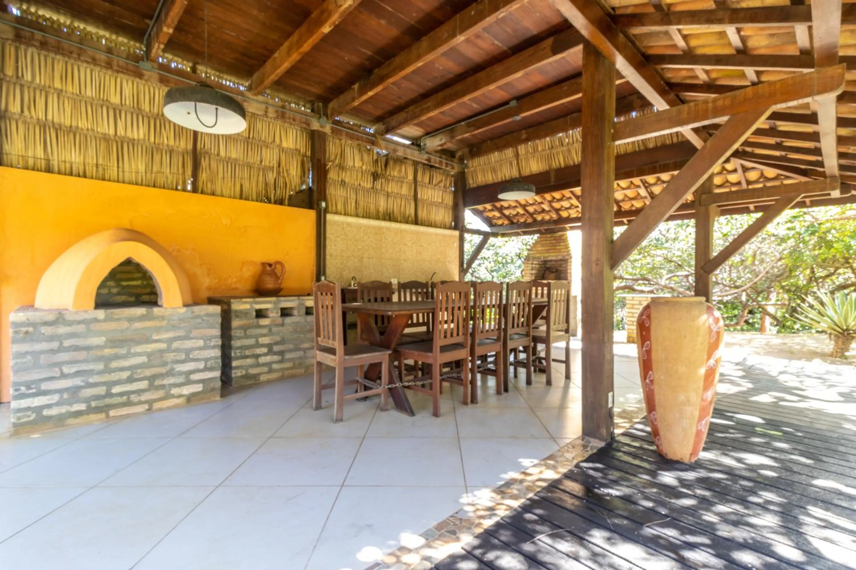 BBQ facilities in Casa Manoel Facão