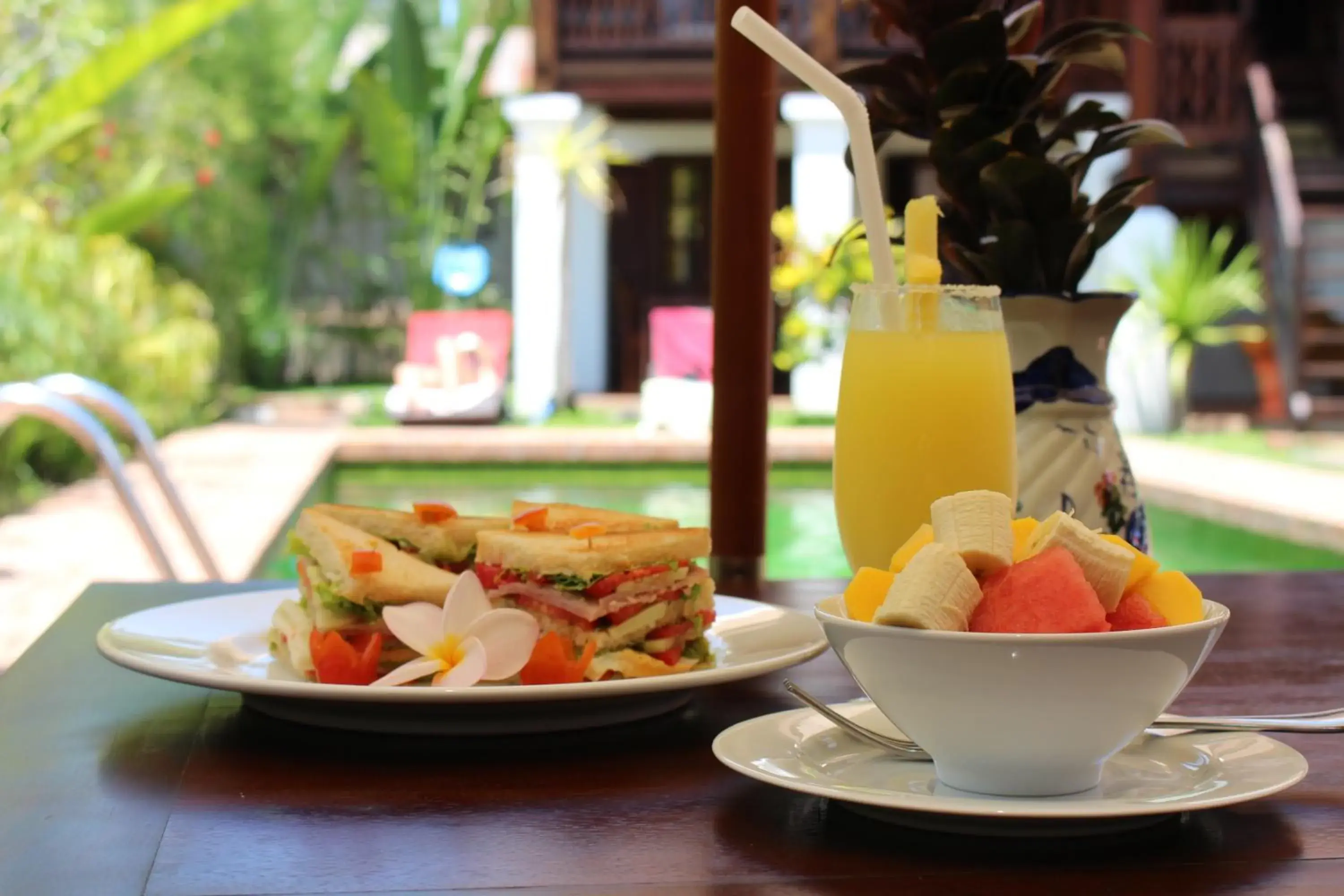 Food close-up in Villa Maydou Boutique Hotel Food close-up in Villa Maydou Boutique Hotel