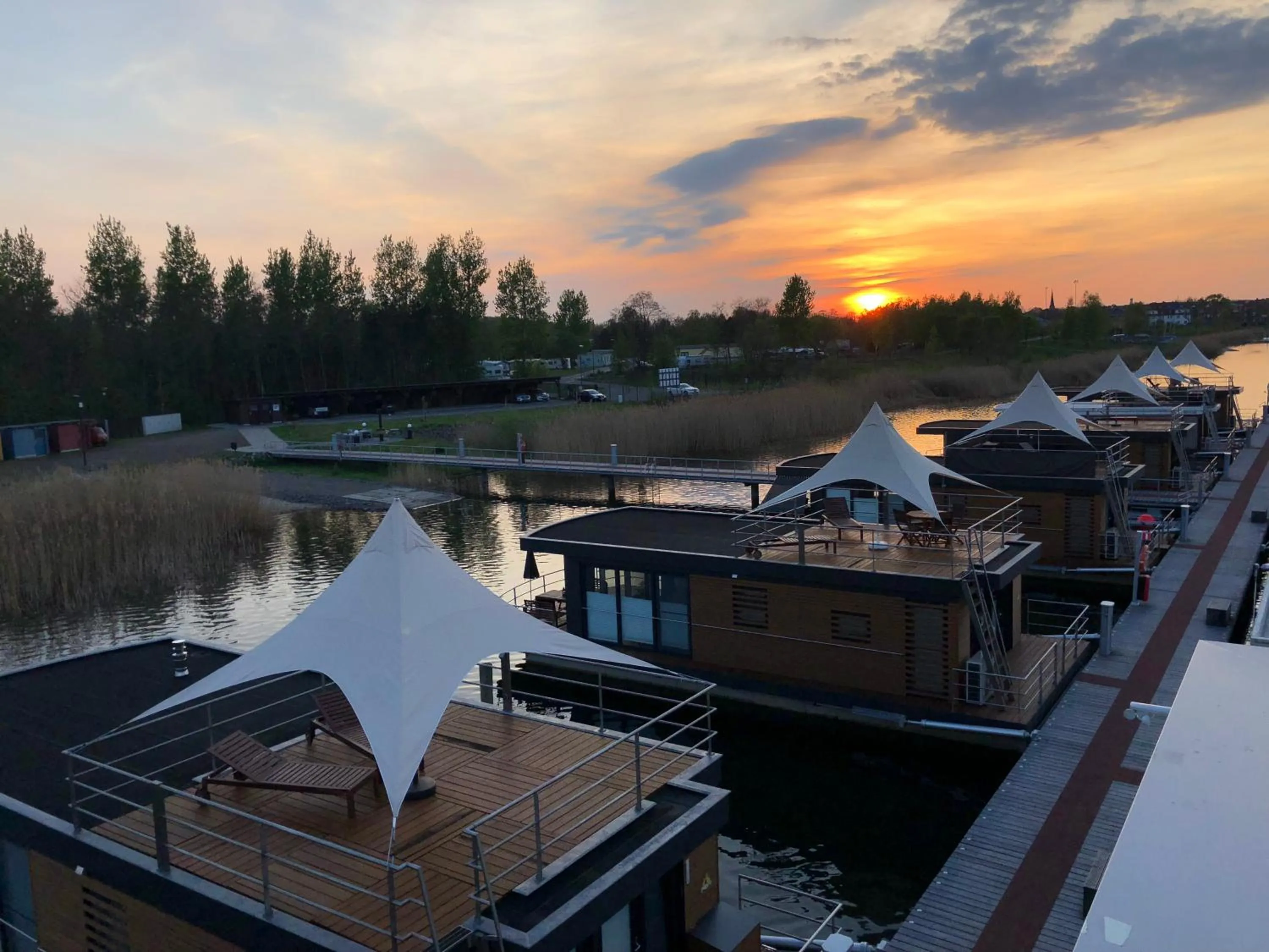 Bird's eye view in Hausboot Harmonie