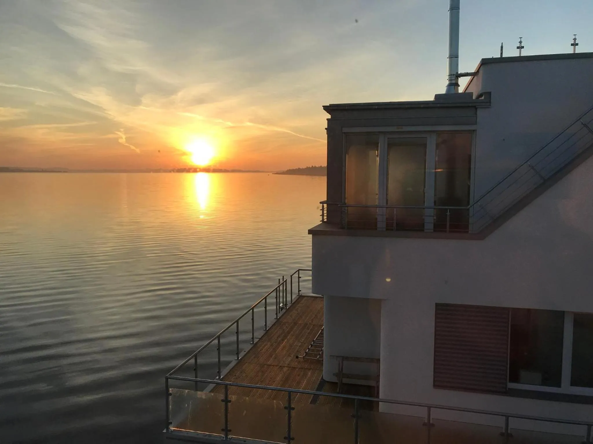 Sunrise in Hausboot Harmonie