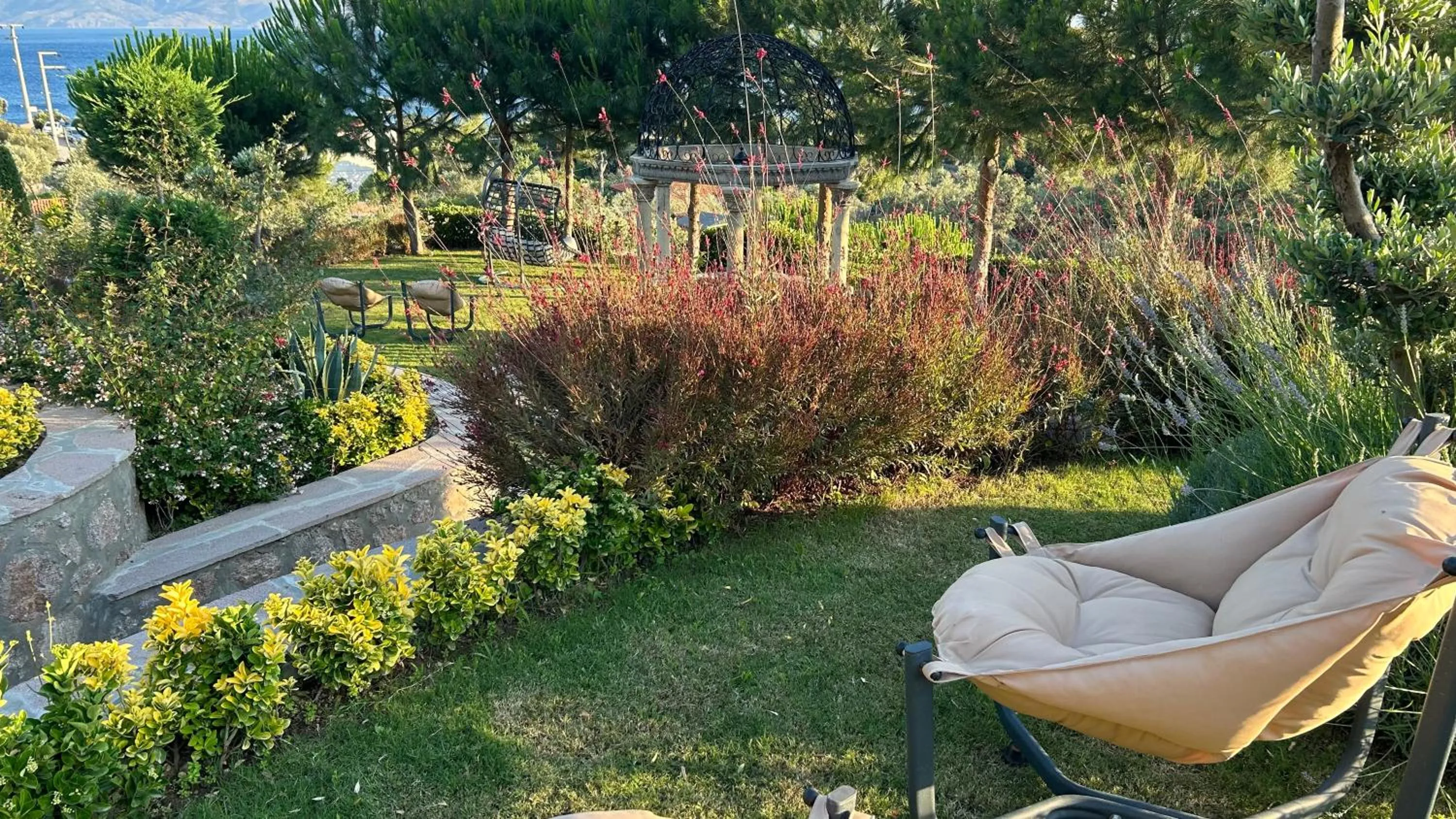 Garden in Assos Longevity Hotel