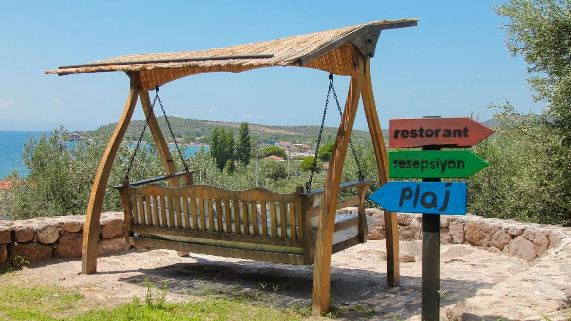 Garden in Assos Longevity Hotel
