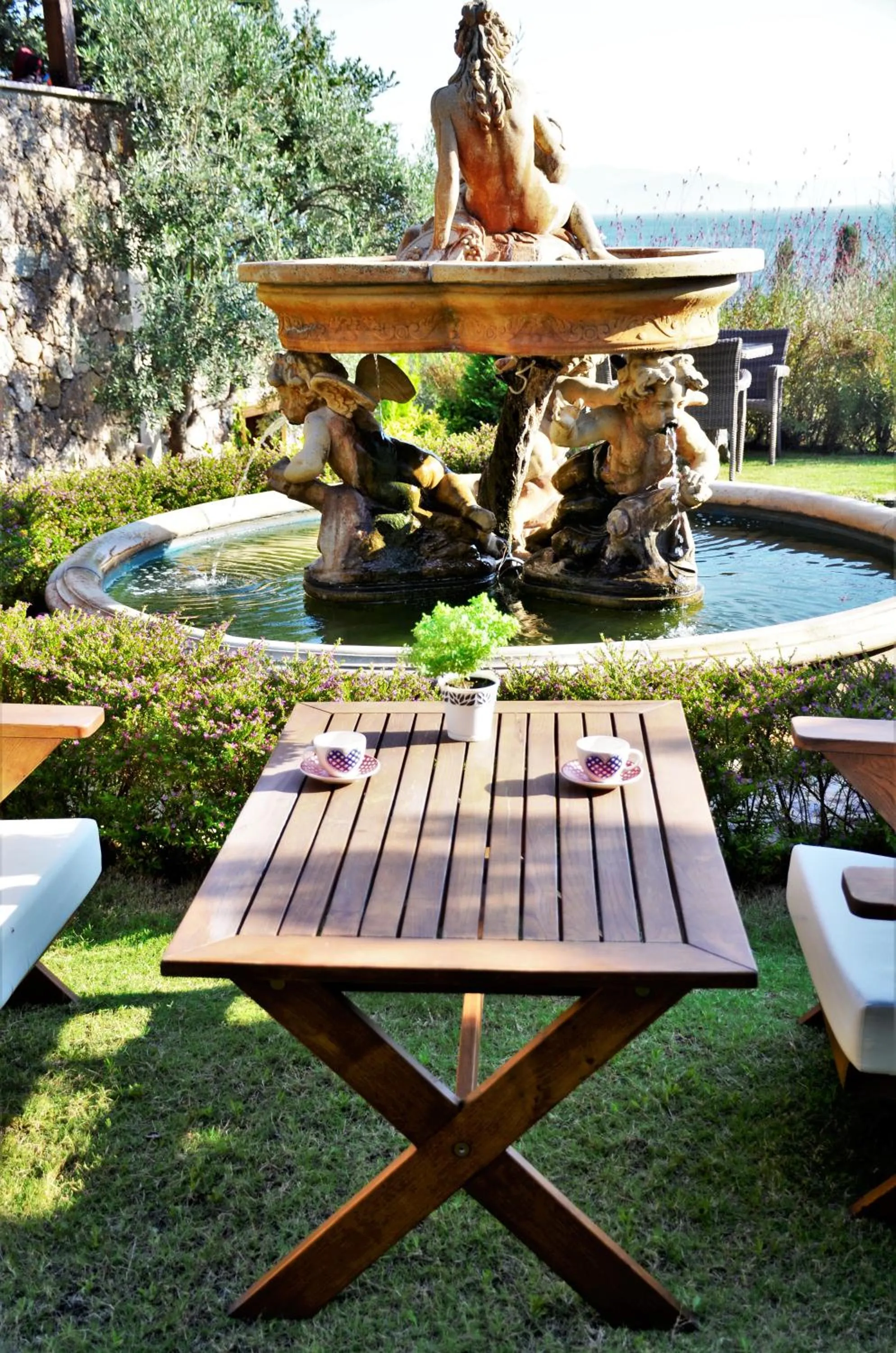 Garden in Assos Longevity Hotel