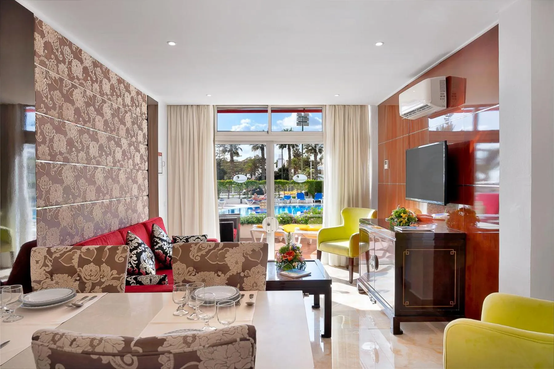 Living room in Muthu Clube Praia da Oura