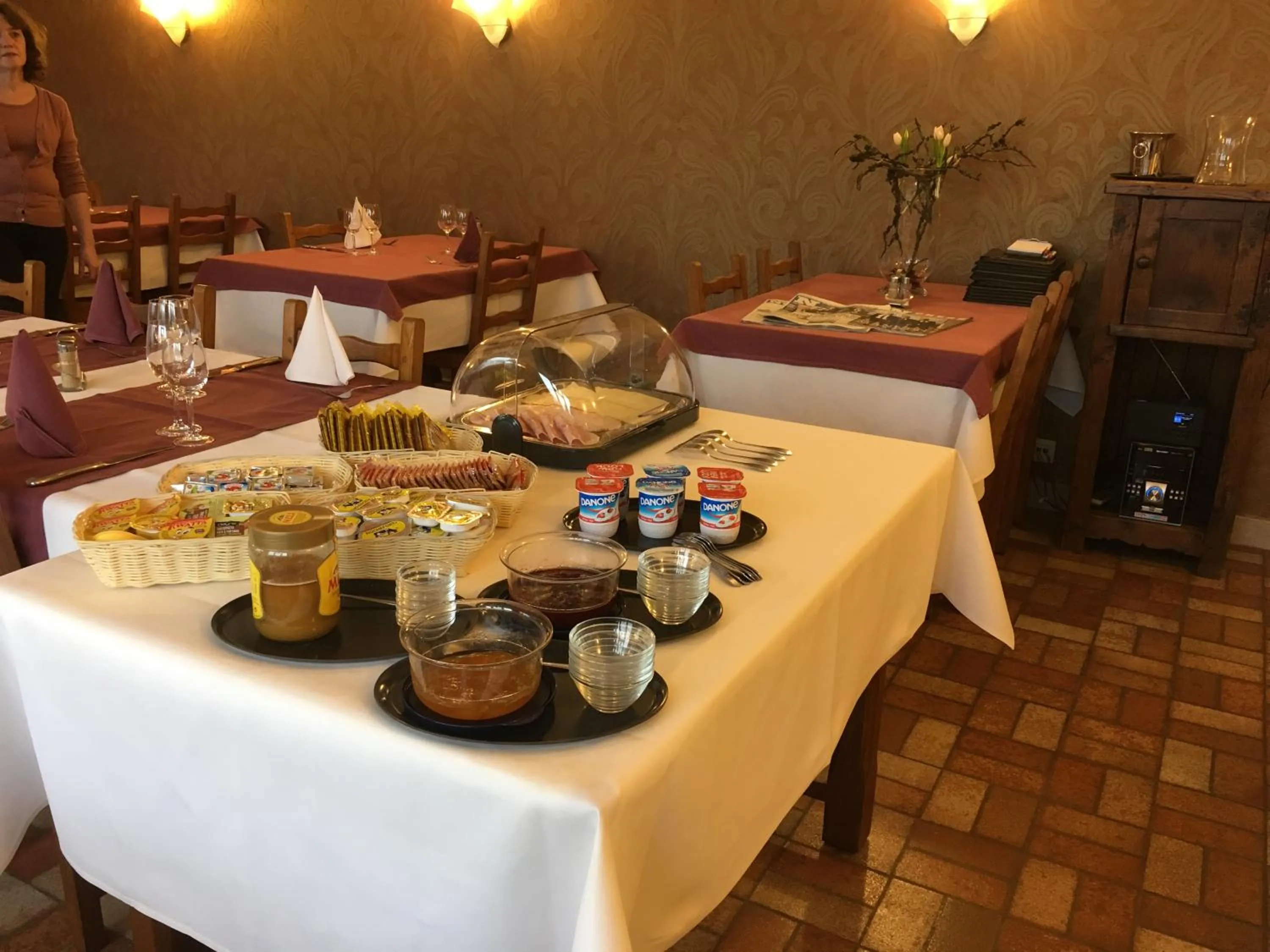 Breakfast in Auberge Saint-Martin