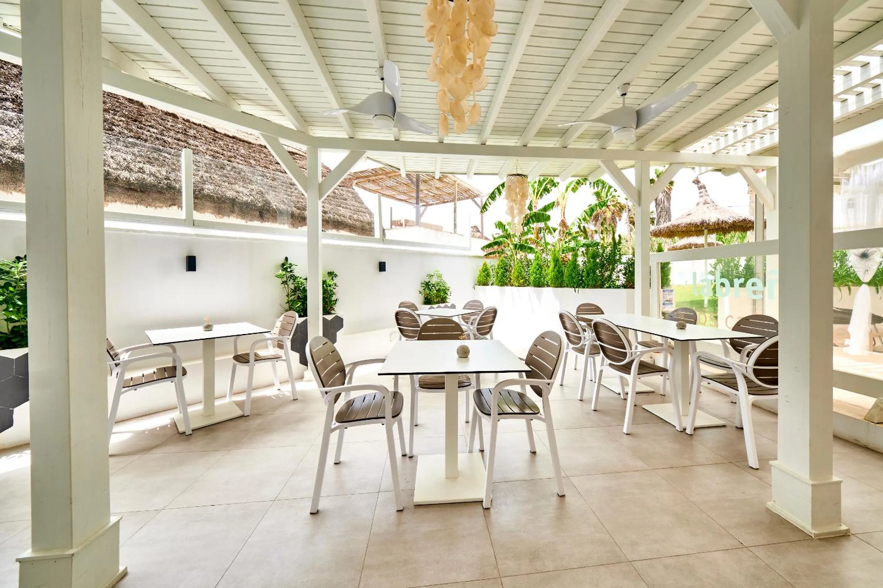 Garden in Labreña Hotel