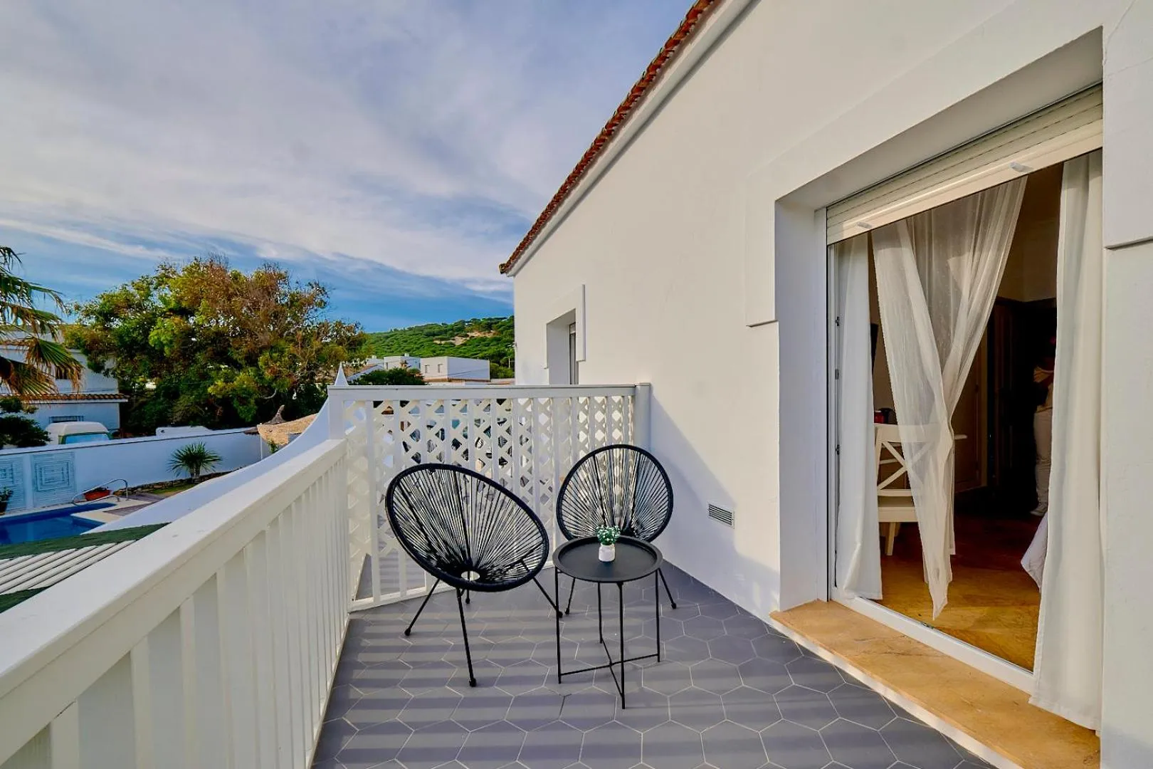 Balcony/Terrace in Labreña Hotel