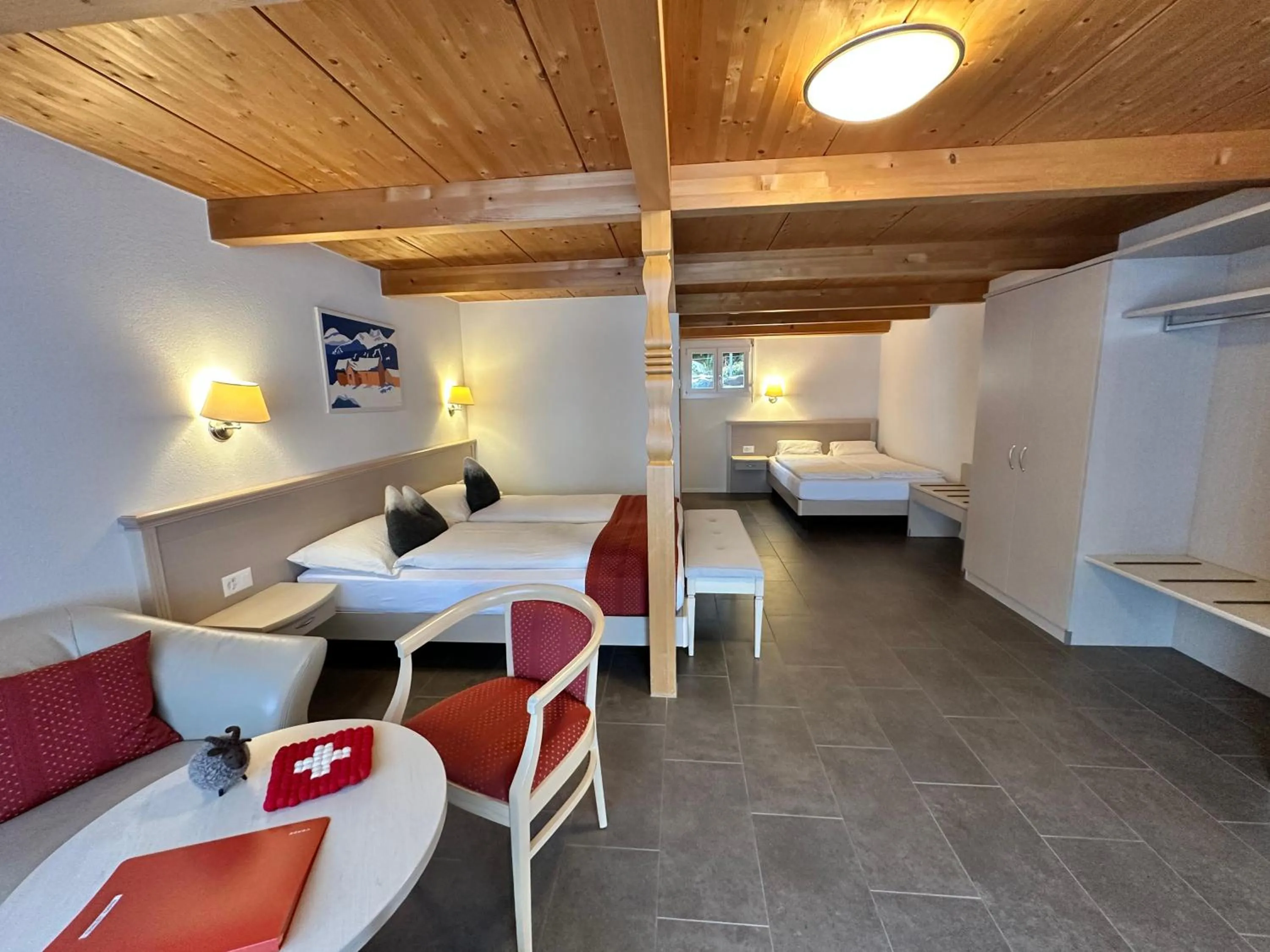 Photo of the whole room, Bed in Chalet Gafri -Boutique B&B - comfort and hospitality - near Interlaken