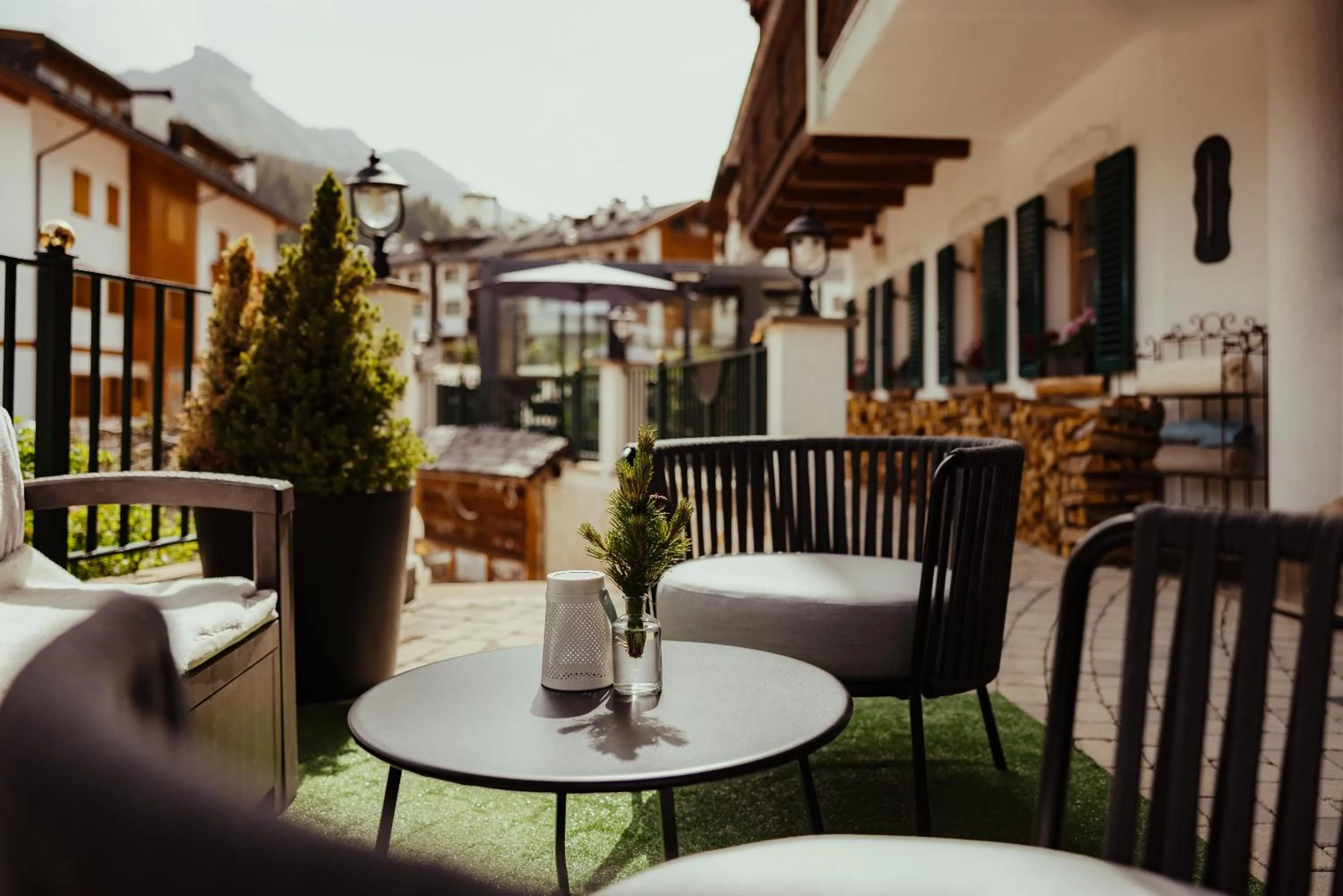 Balcony/Terrace in Hotel Alpenrose