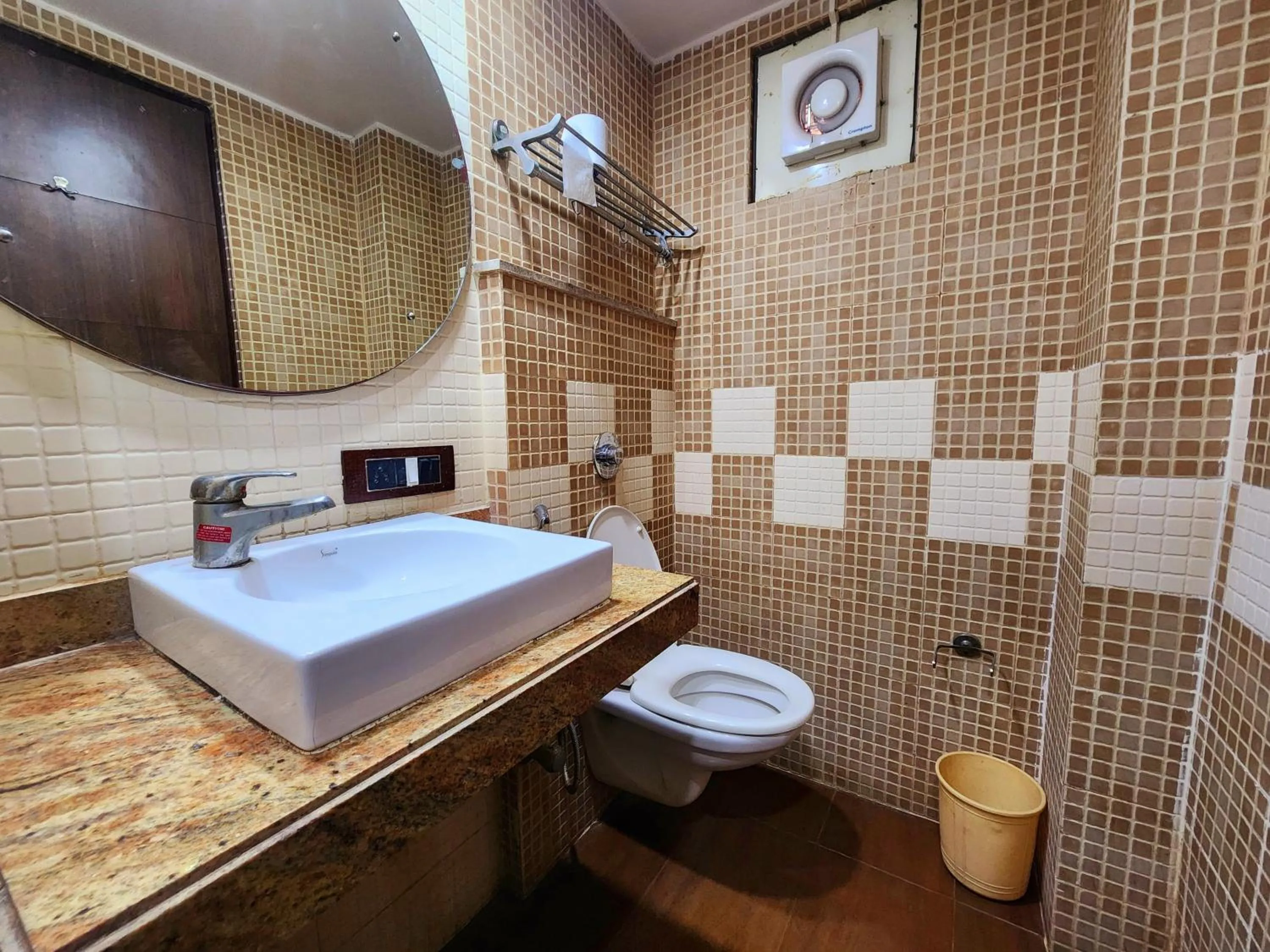 Bathroom in Bhammar's Inn - A Pure Veg