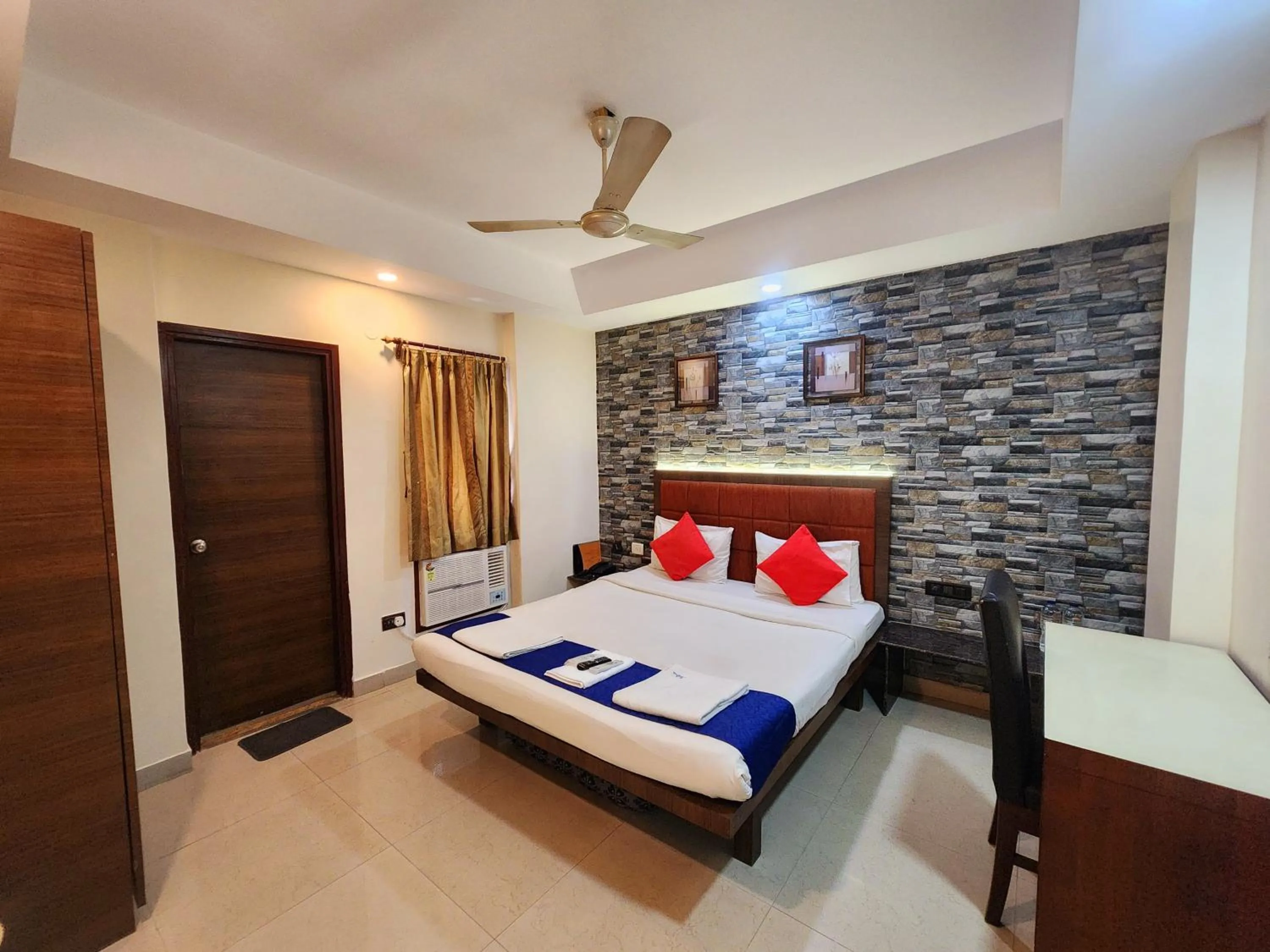 View (from property/room), Bed in Bhammar's Inn - A Pure Veg