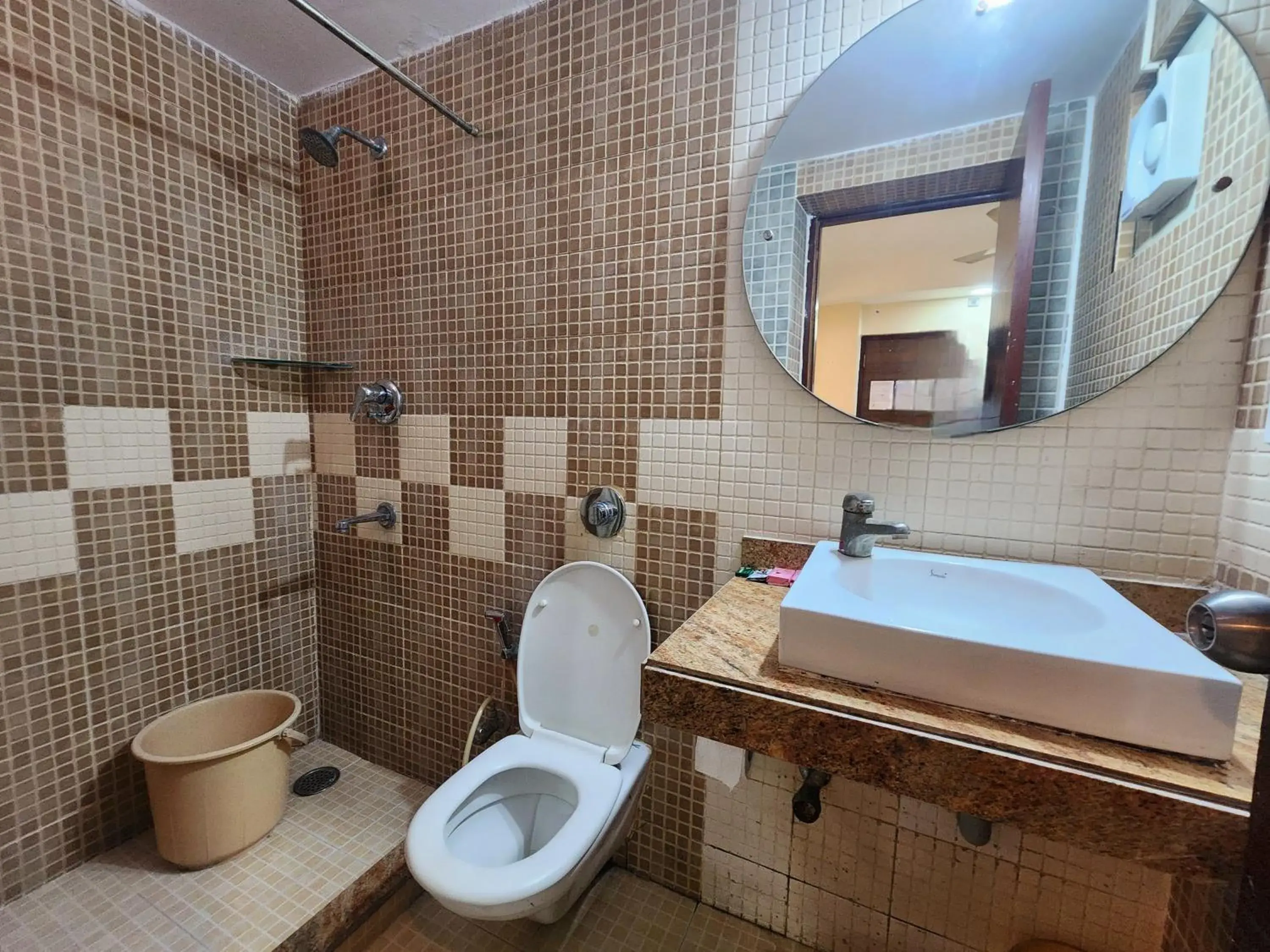 Bathroom in Bhammar's Inn - A Pure Veg Bathroom in Bhammar's Inn - A Pure Veg