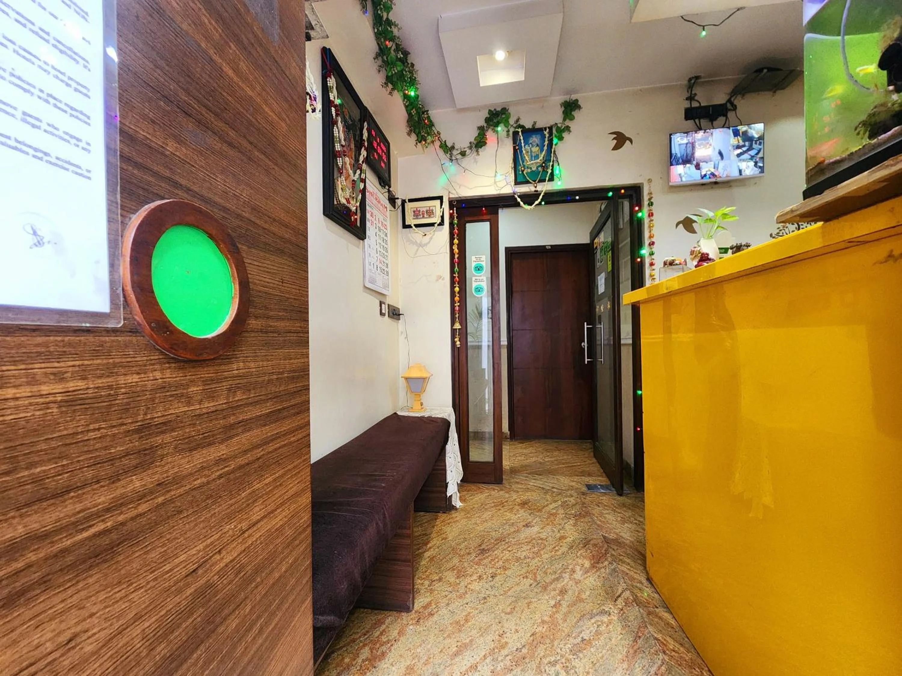 Lobby or reception in Bhammar's Inn - A Pure Veg