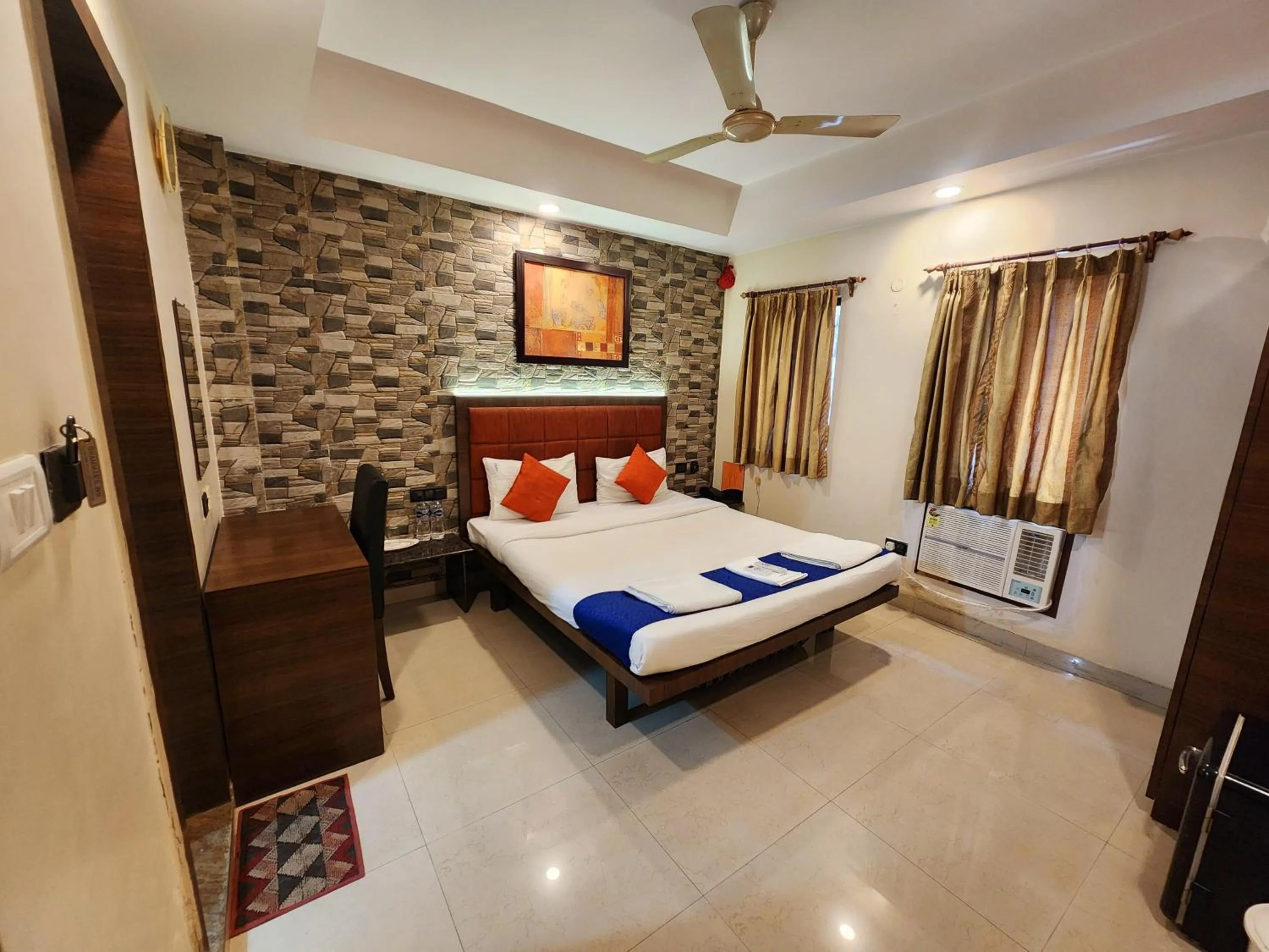 View (from property/room), Bed in Bhammar's Inn - A Pure Veg