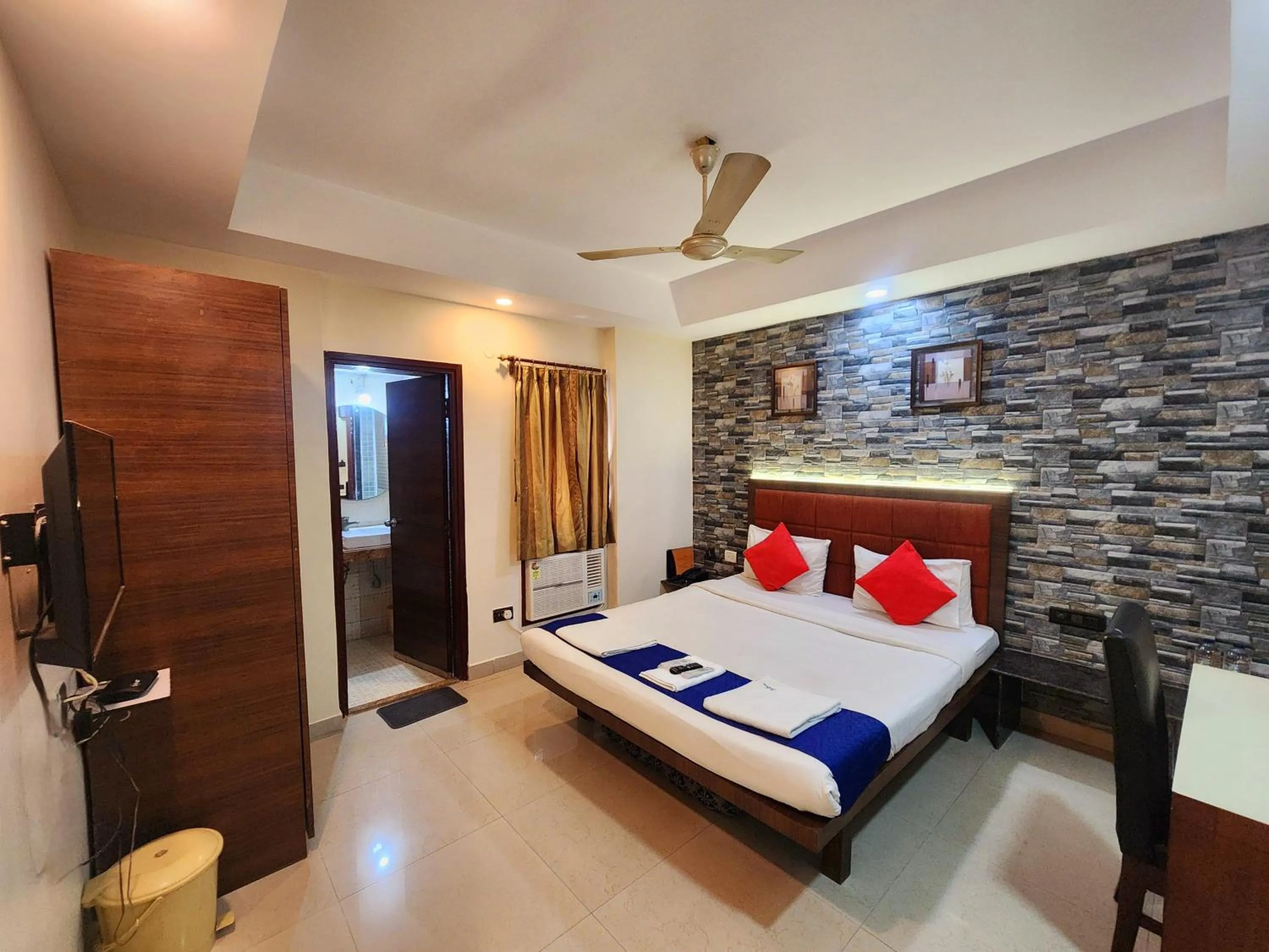 View (from property/room), Bed in Bhammar's Inn - A Pure Veg