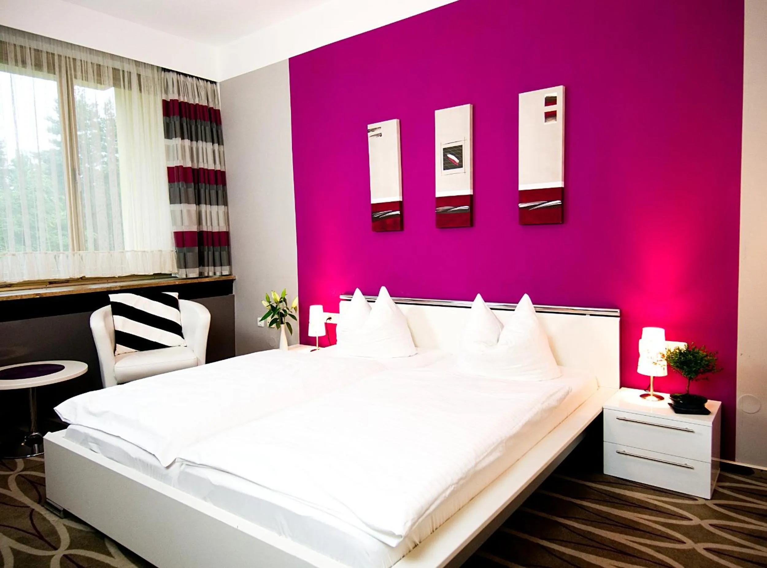 Bed in Hotel Albrechtshof Gohrisch