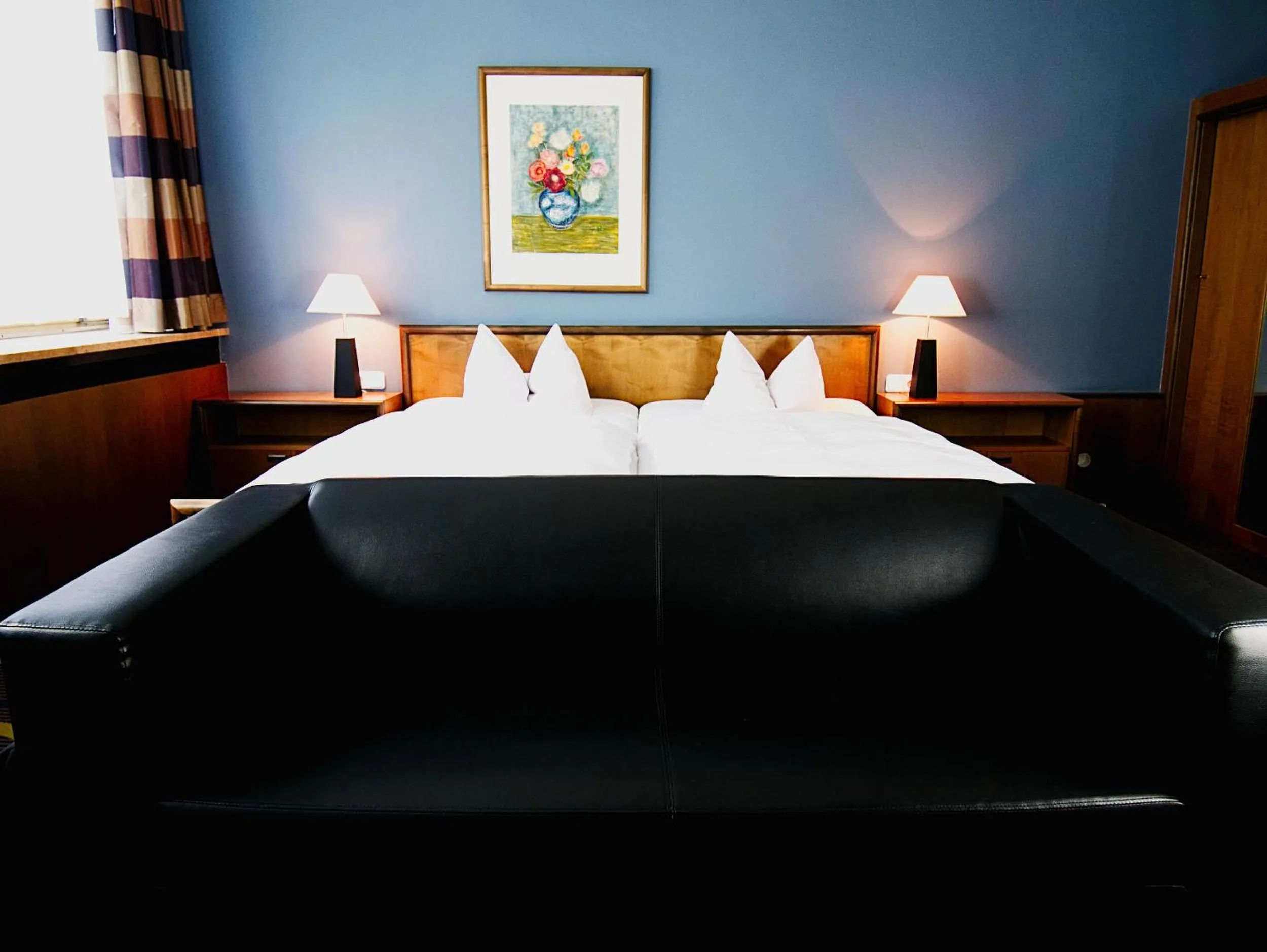 Bed in Hotel Albrechtshof Gohrisch