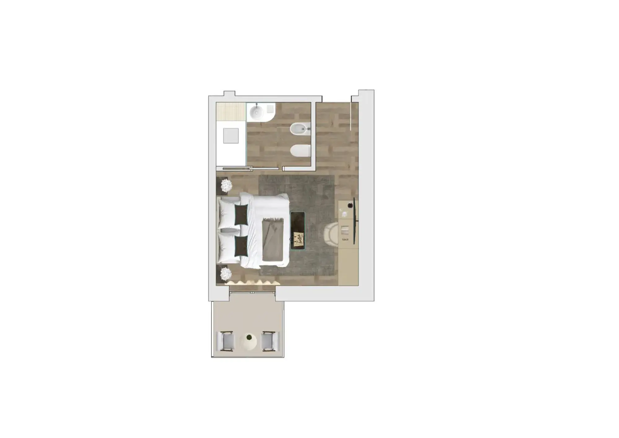 Large Double Room in Junior Family Hotel Large Double Room in Junior Family Hotel