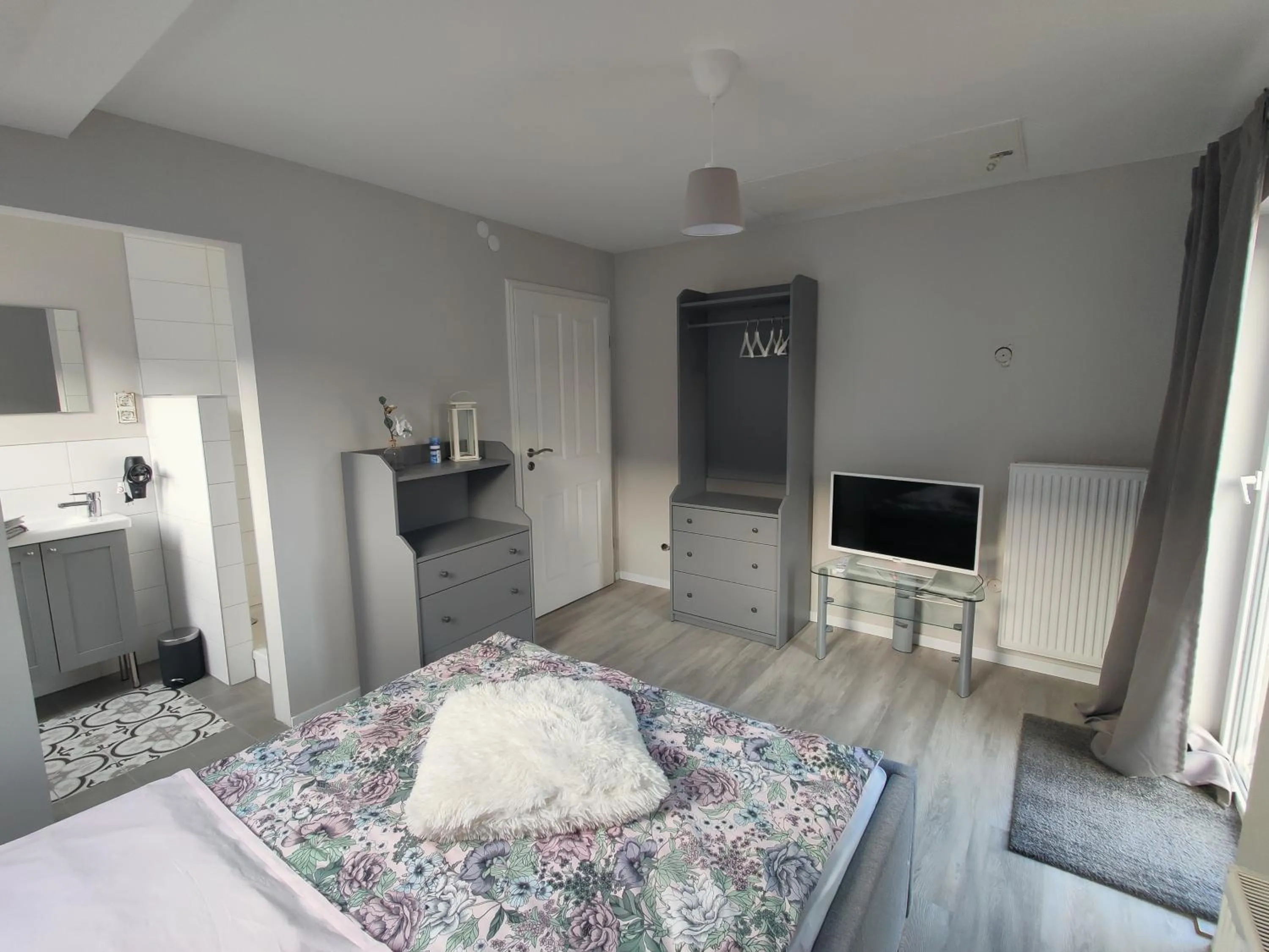 Bed in Gästehaus Voyage