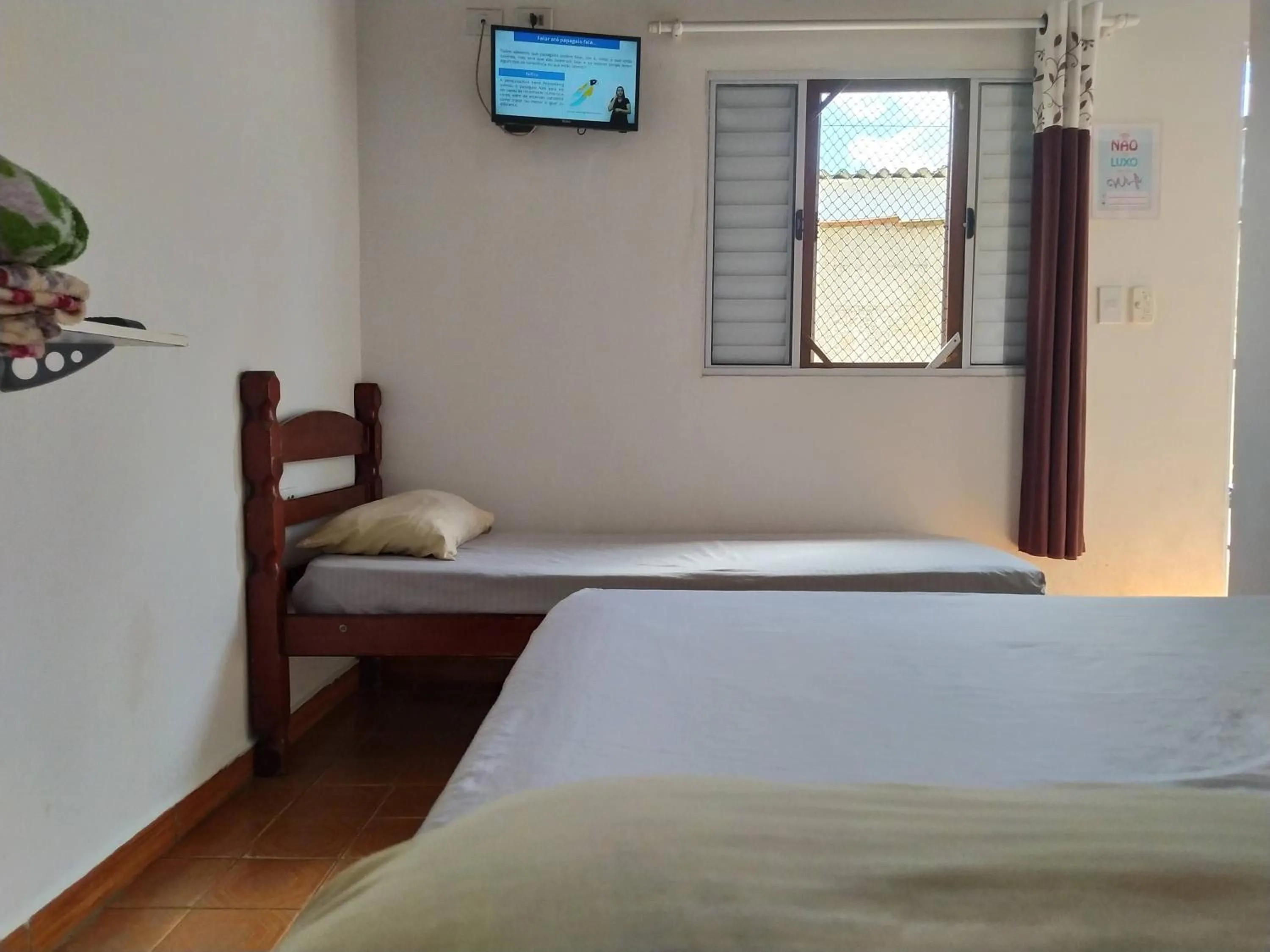 Bed in Pousada Recanto da Praia