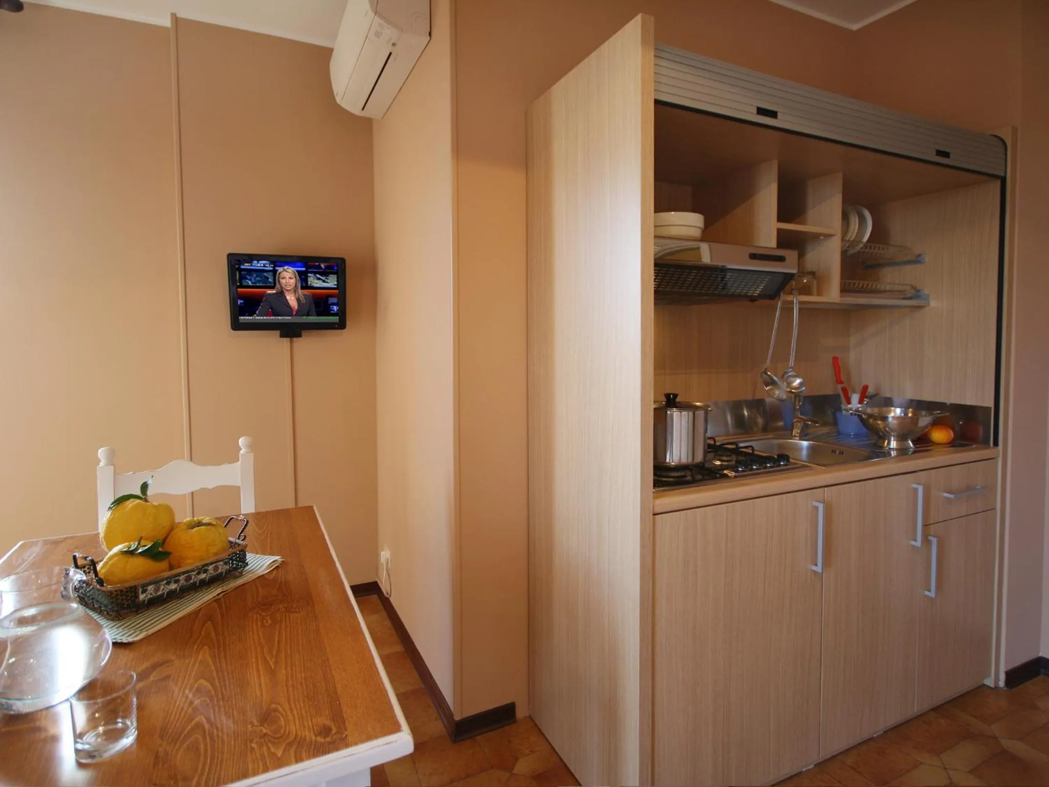 Kitchen or kitchenette in Residence La Meridiana