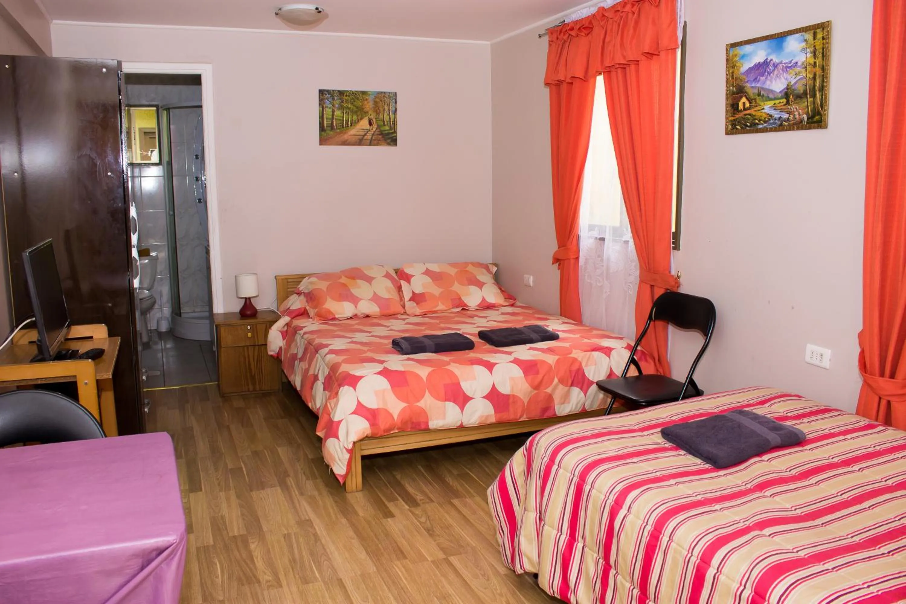 Bed in Hostal Residencia Blest Gana