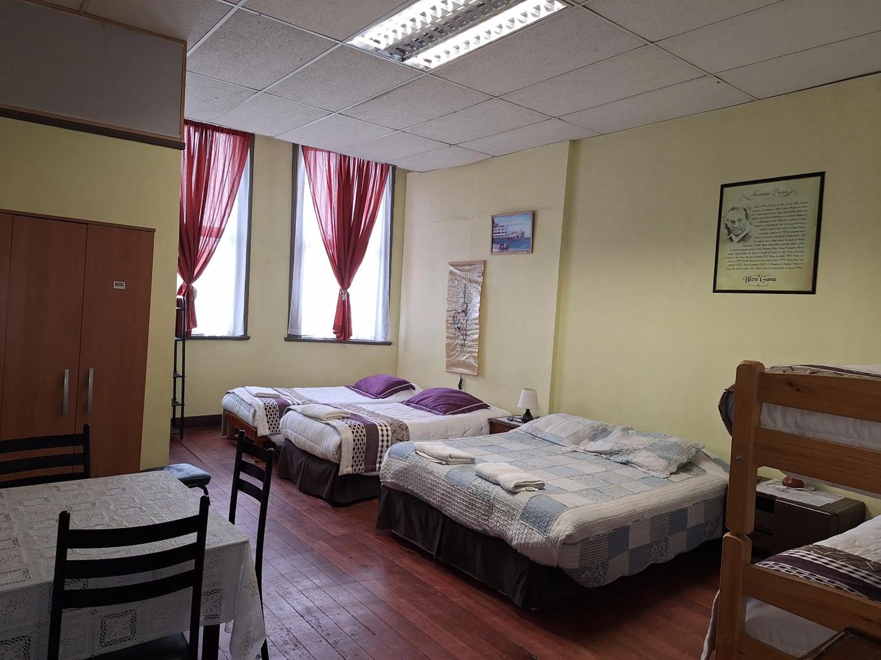 Bed in Hostal Residencia Blest Gana