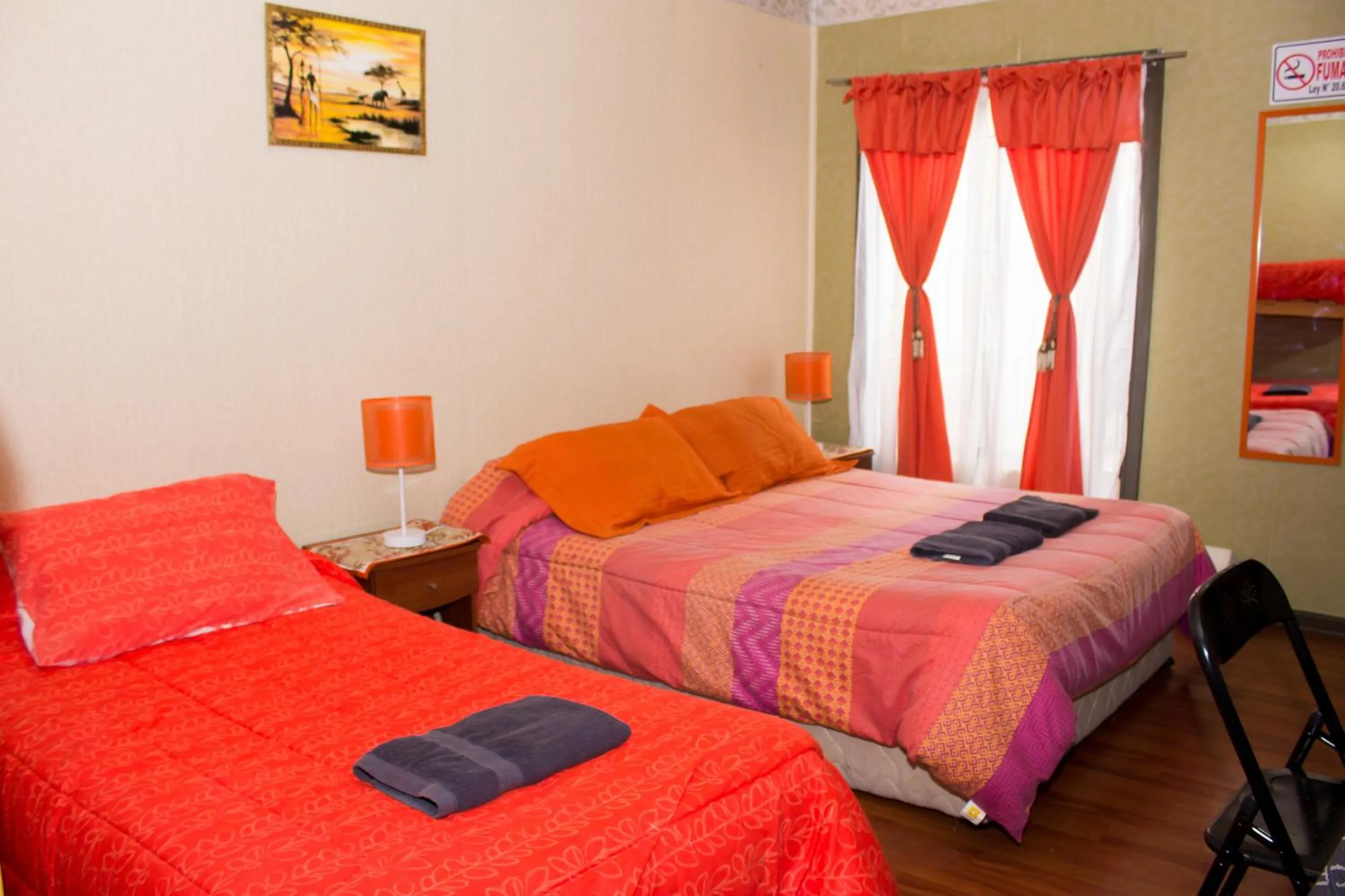 Bed in Hostal Residencia Blest Gana