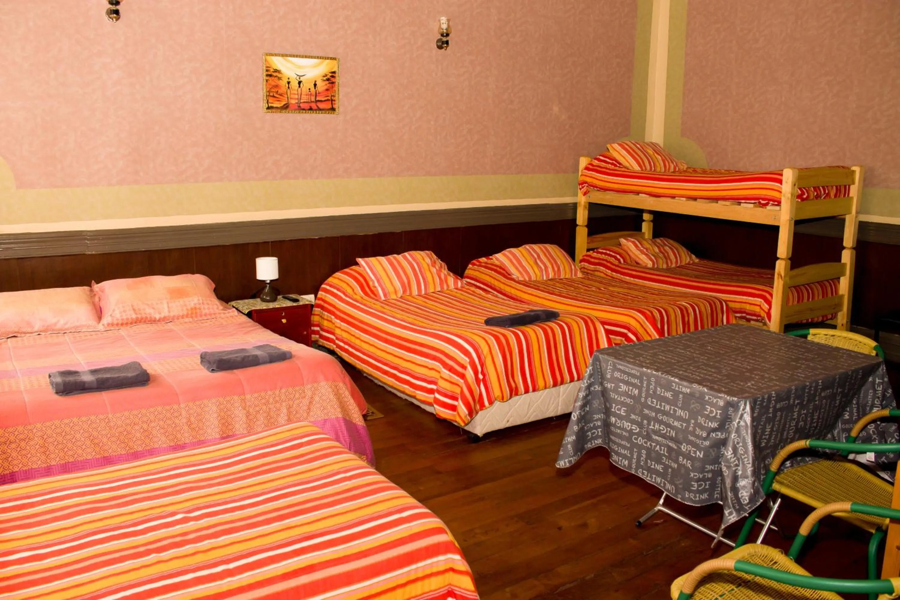 Bed in Hostal Residencia Blest Gana