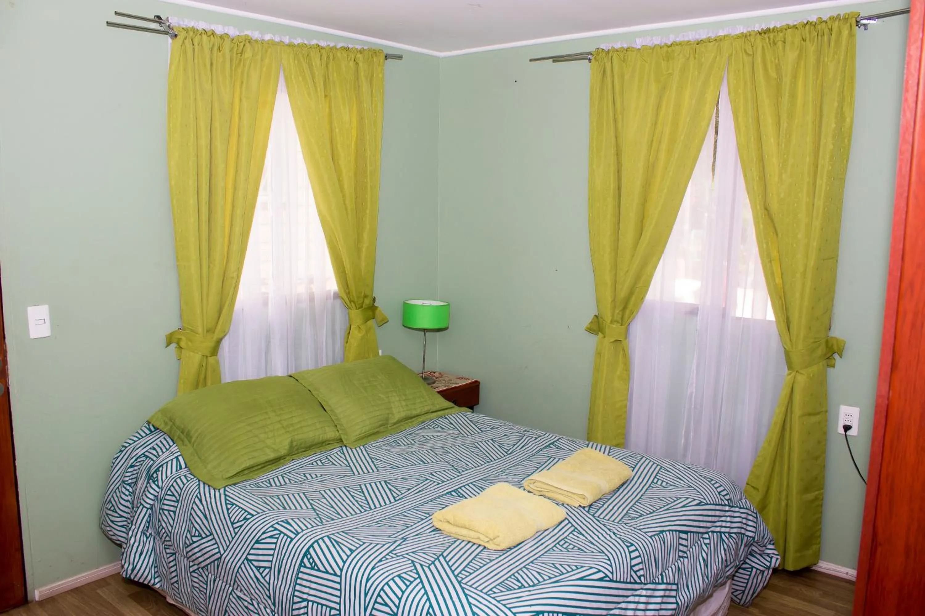 Bed in Hostal Residencia Blest Gana