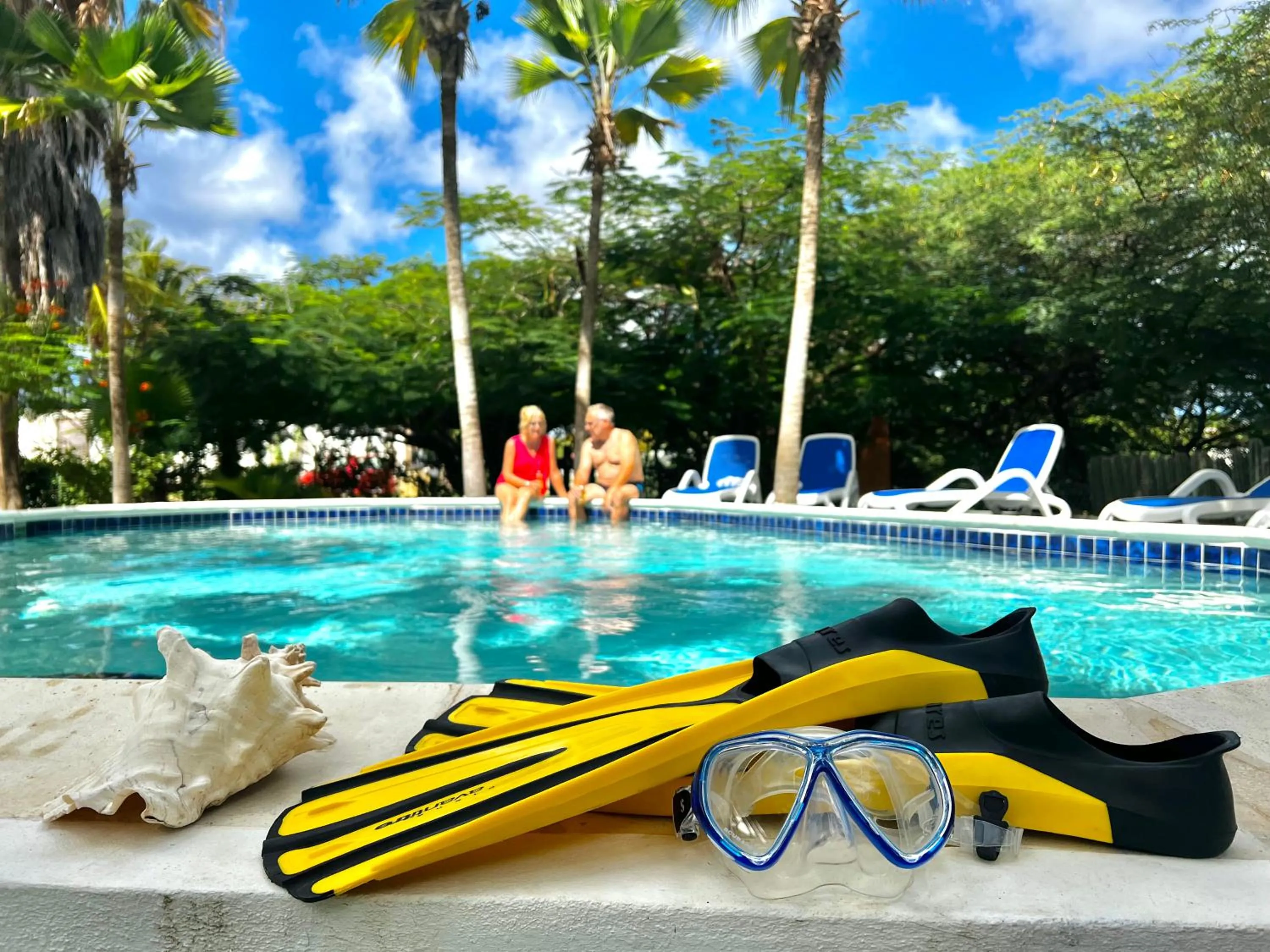 Swimming pool in Tropical Divers Resort