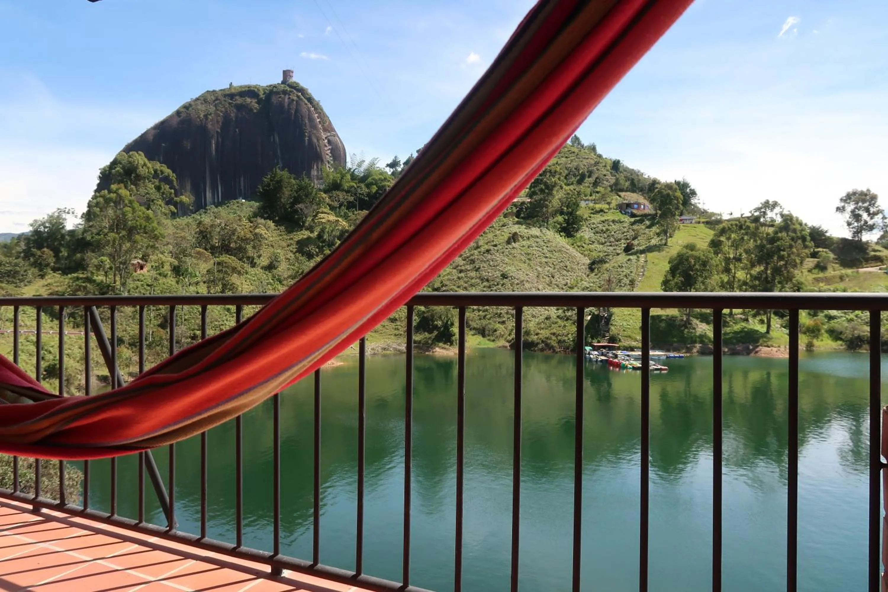 Balcony/Terrace in Ecolodge Bahia del Peñón