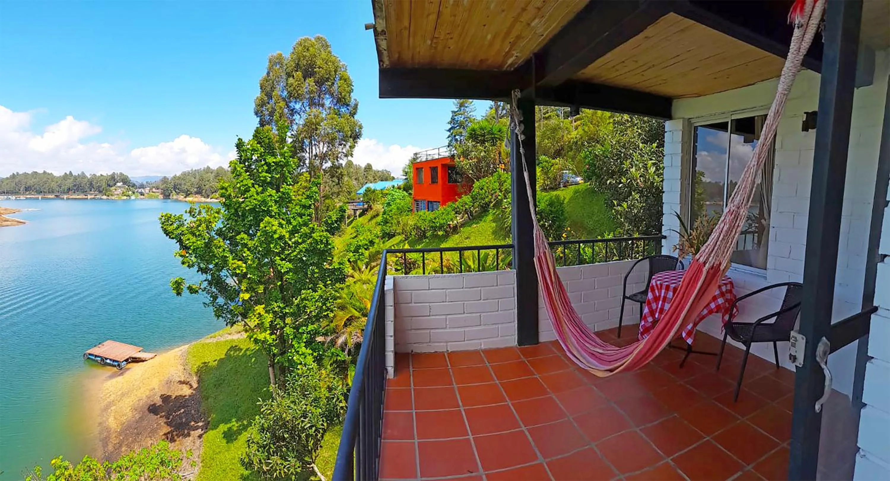 Balcony/Terrace in Ecolodge Bahia del Peñón