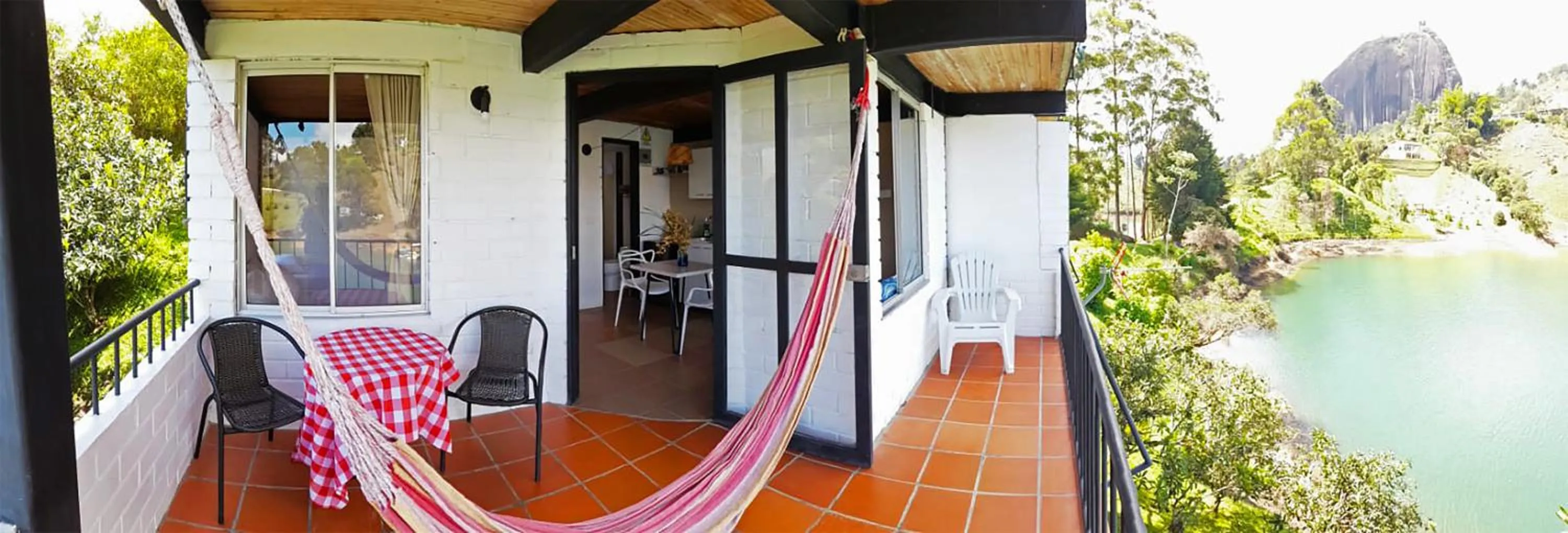 Balcony/Terrace in Ecolodge Bahia del Peñón